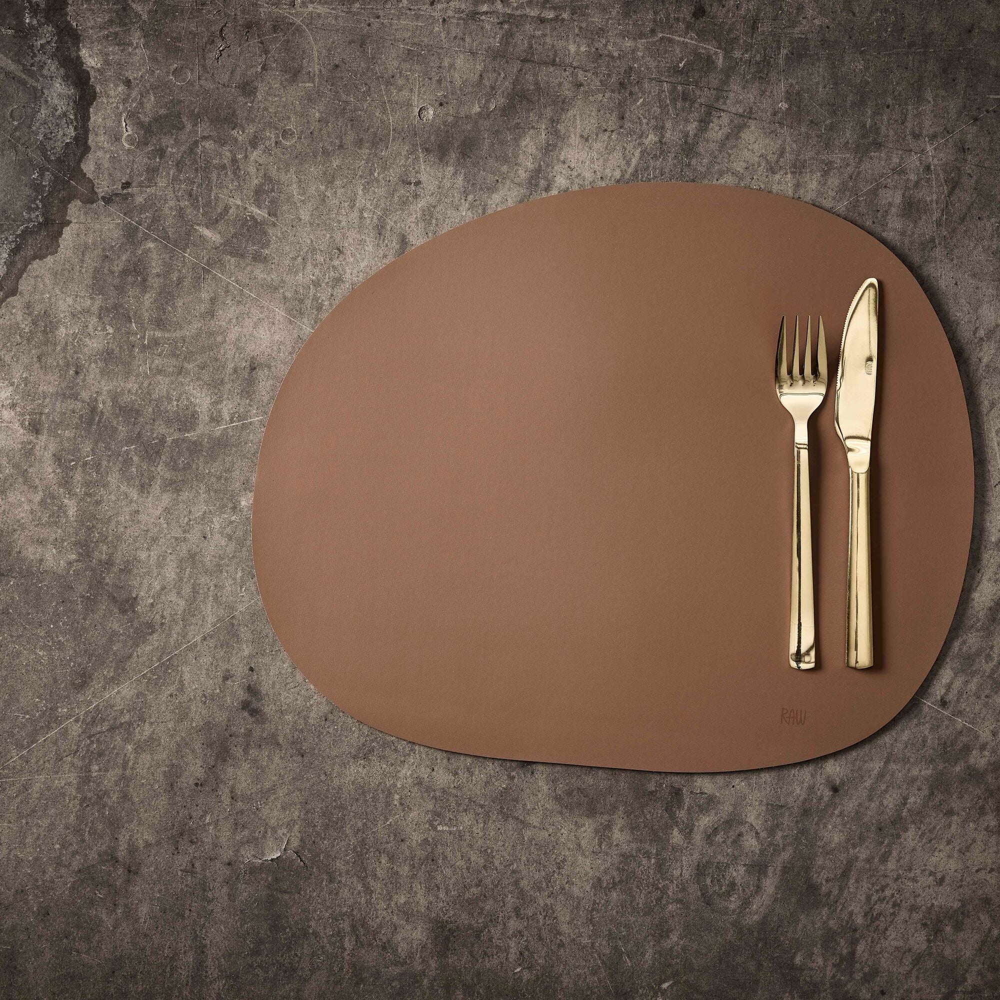 RAW Silicone placemat | Mocca
