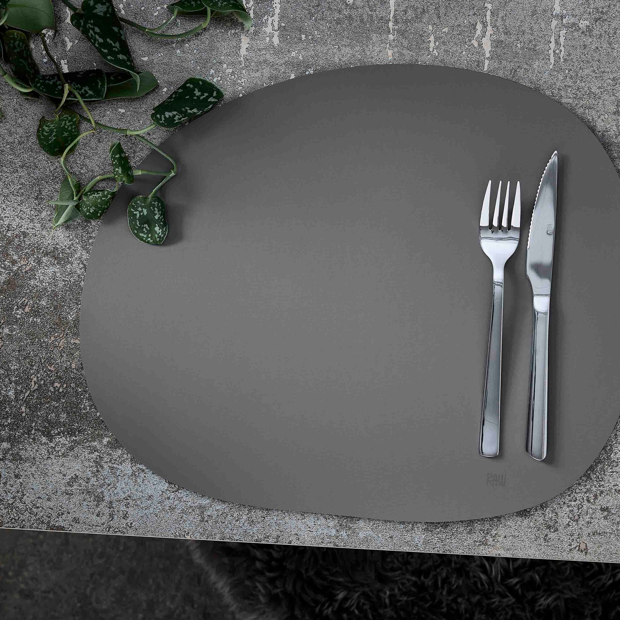 RAW Silicone placemat | Grey