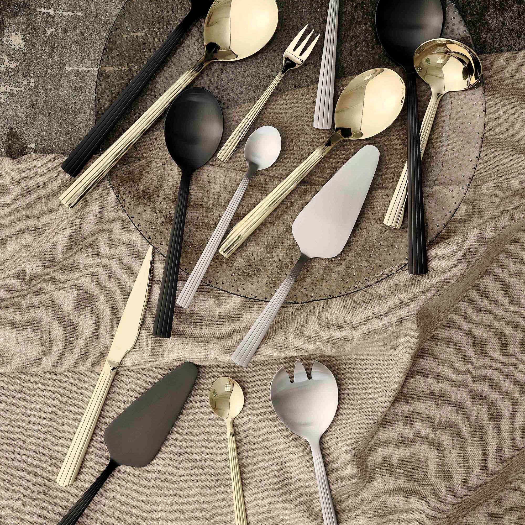 RAW salad set 2 pcs | Matte Steel