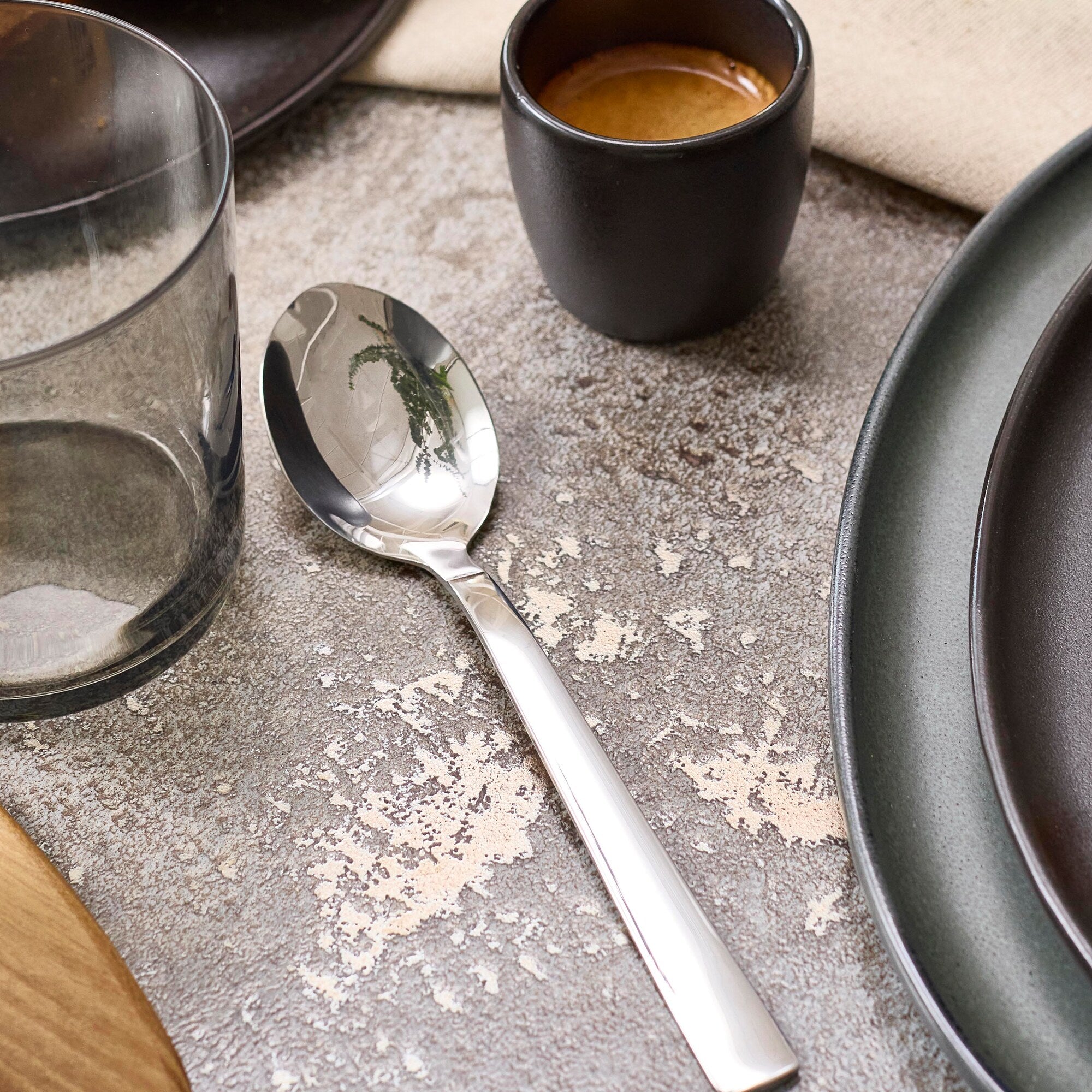 RAW dessert spoon | Mirror Polish