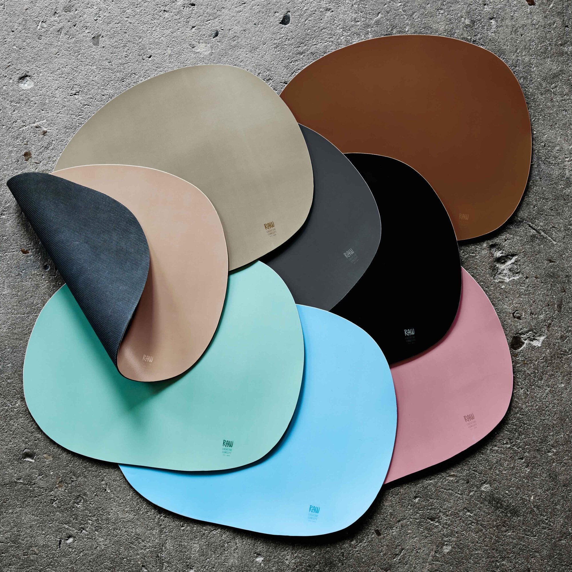 RAW Silicone placemat | Mocca