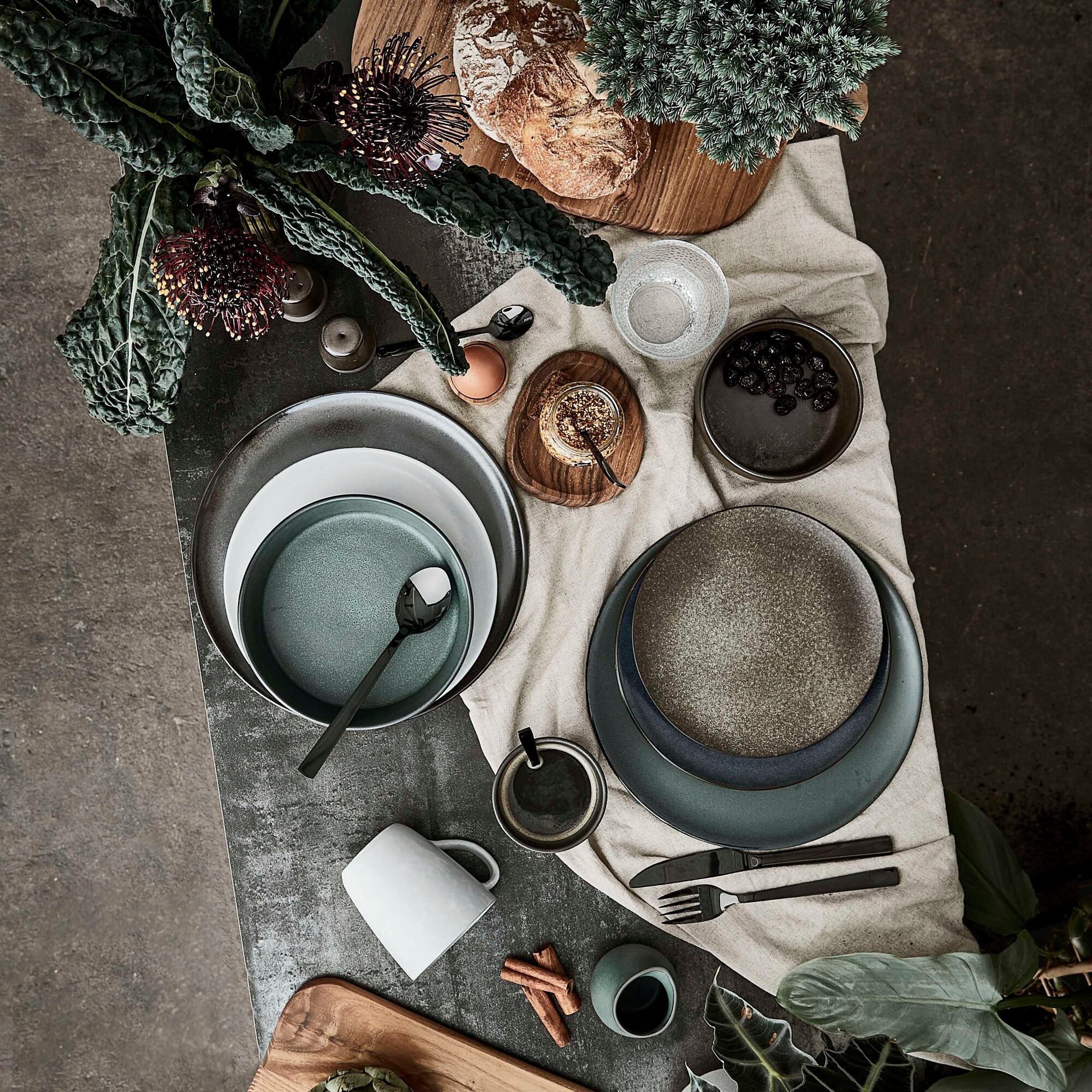 RAW dessert plate | Forest Brown