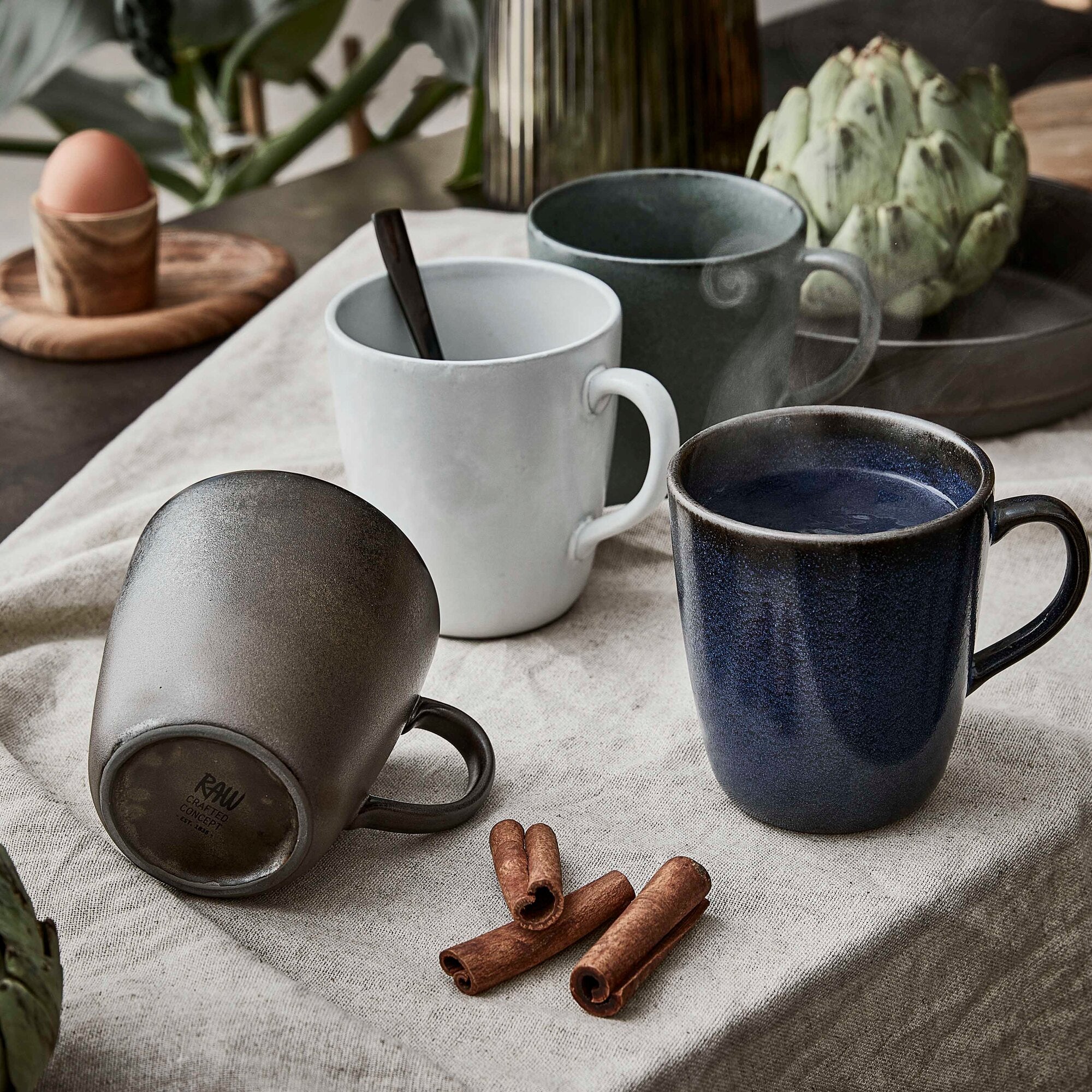 RAW mug with handle | Metallic Brown