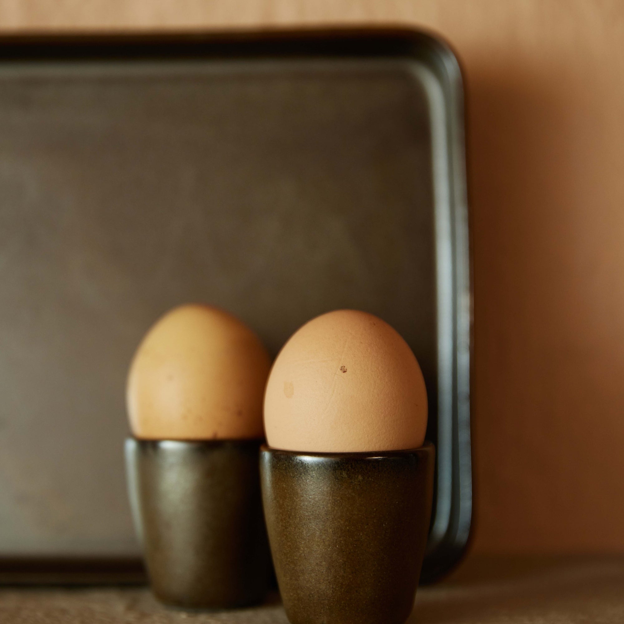 RAW egg cup | Metallic Brown