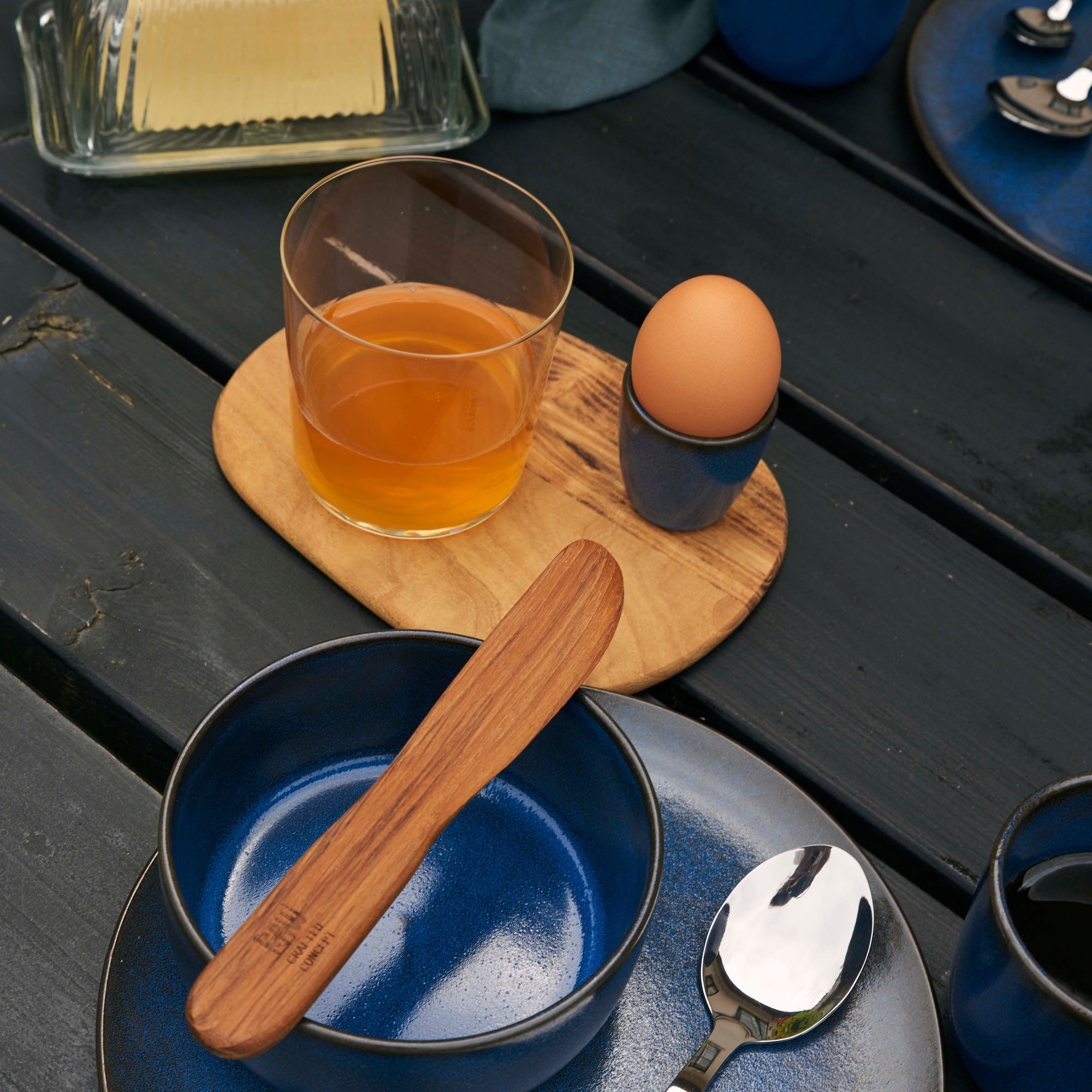 RAW Teak butter board 2 pcs. | Natural