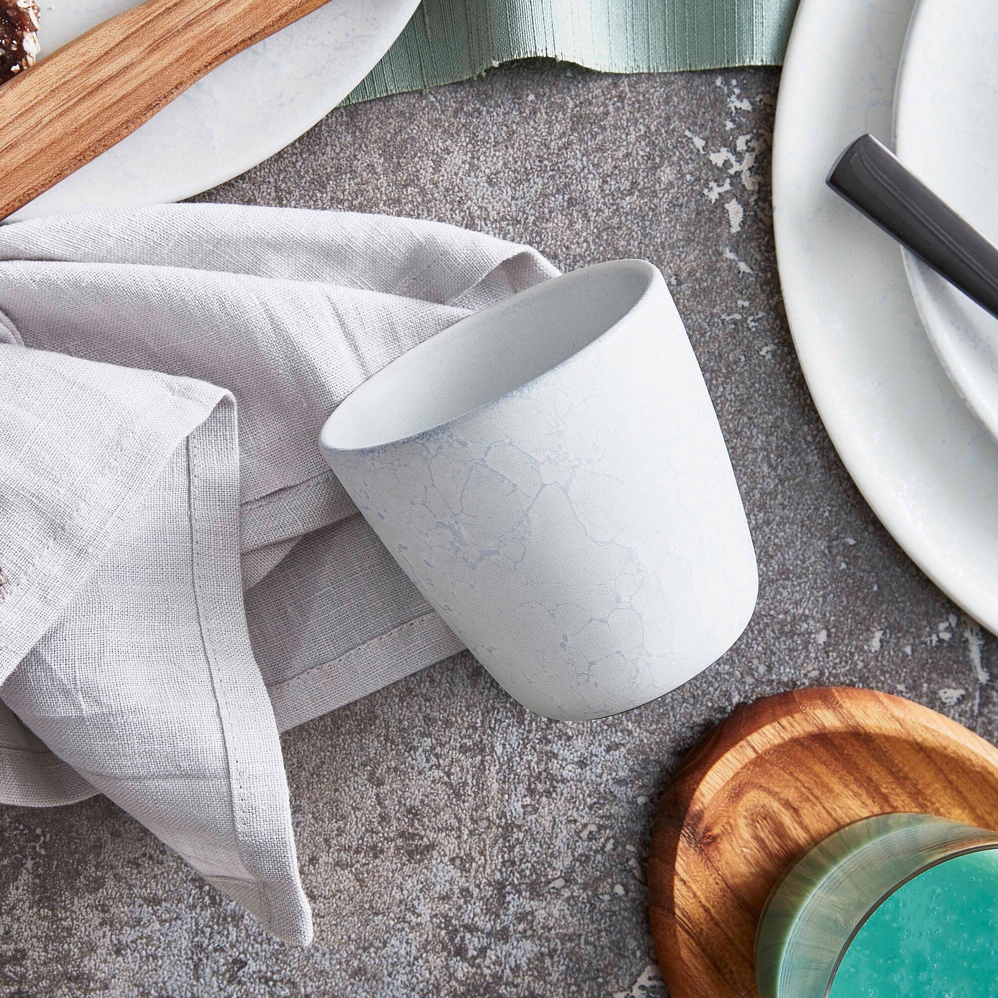 RAW mug without handle | Arctic White