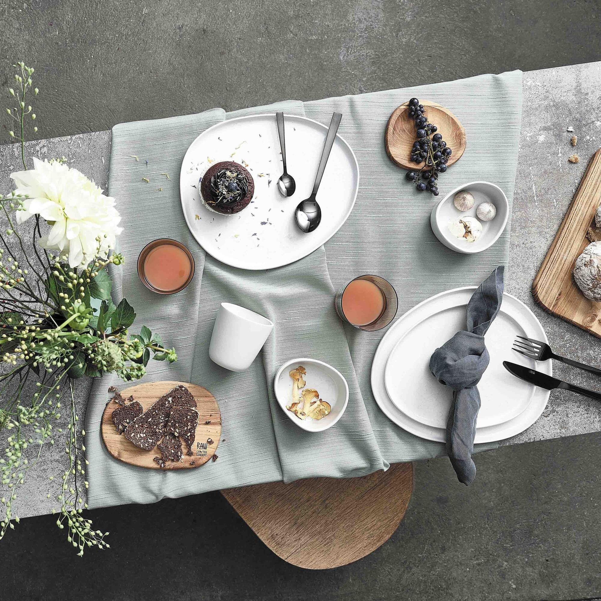RAW Organic lunch plate | Arctic White