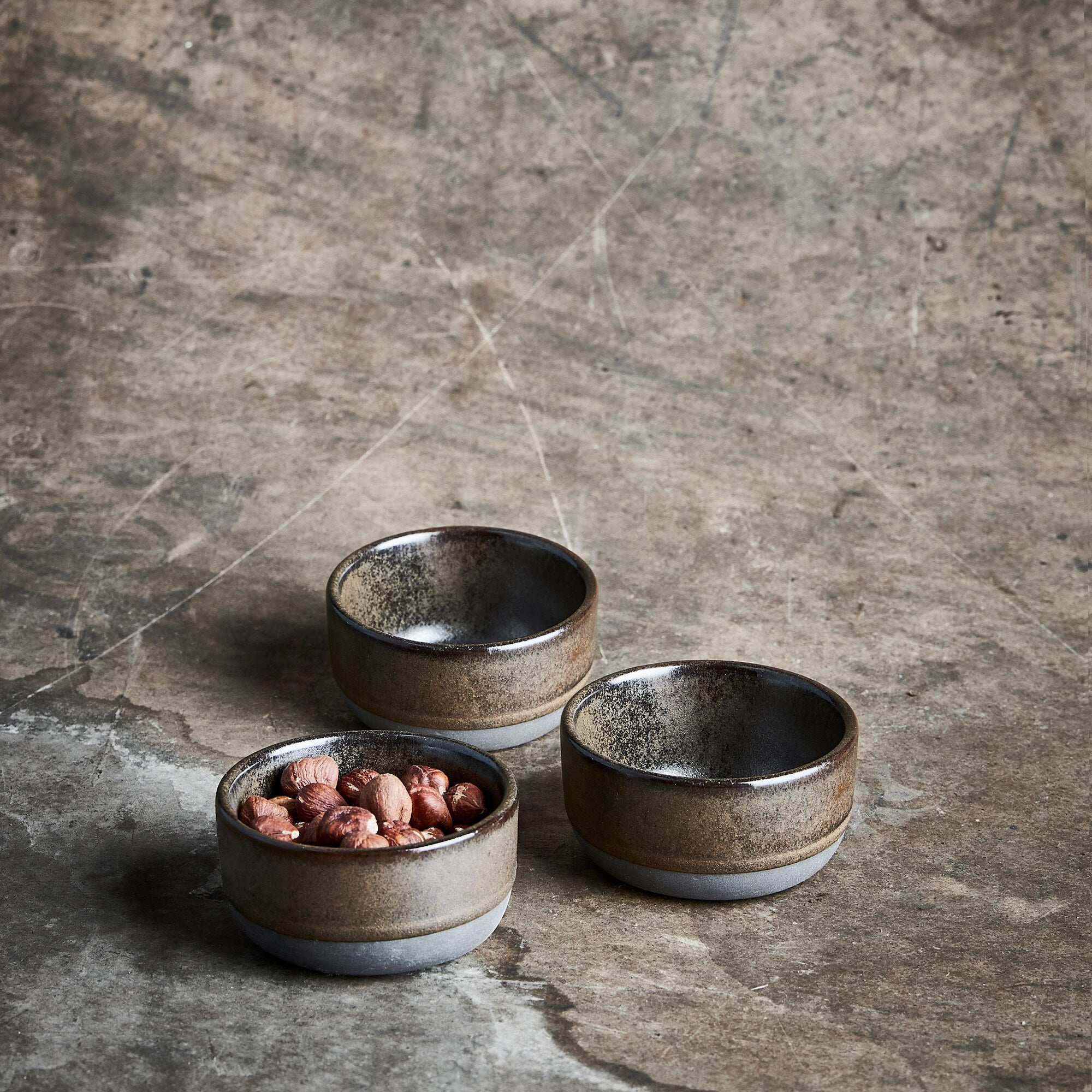 RAW bowl 3 pcs. | Metallic Brown