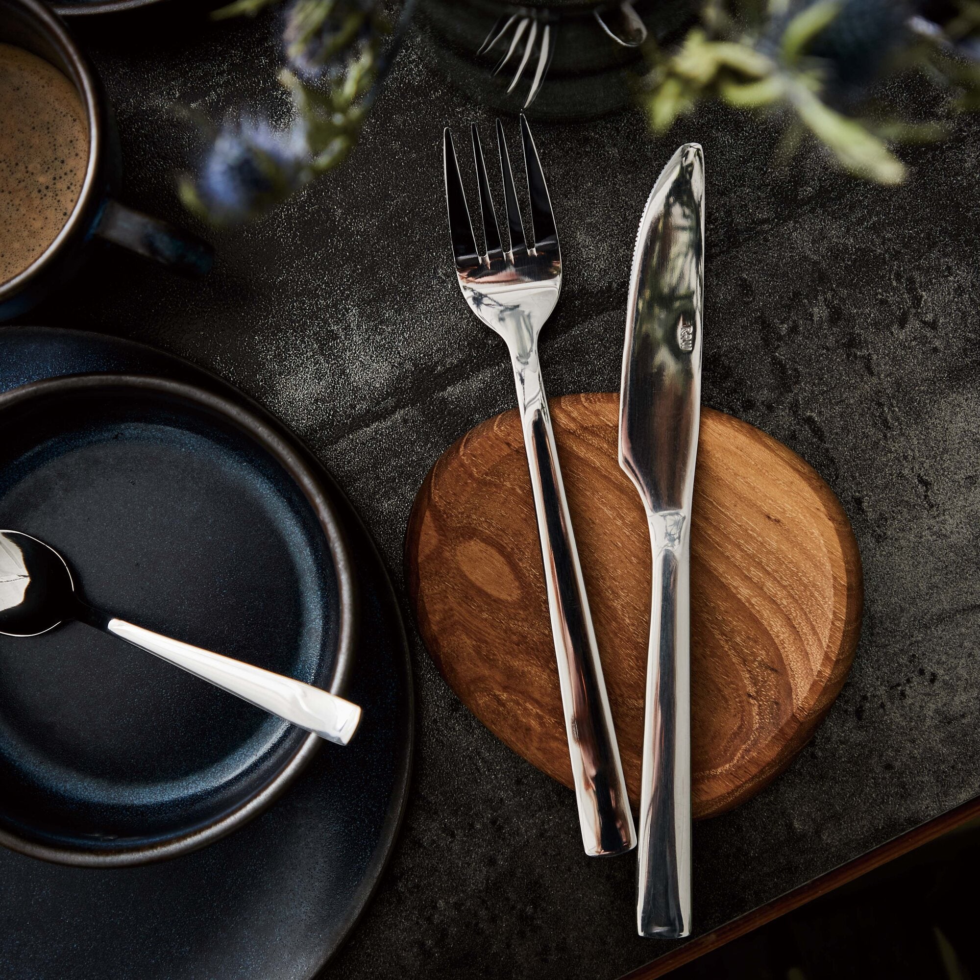 RAW cutlery set 16 pcs | Mirror Polish
