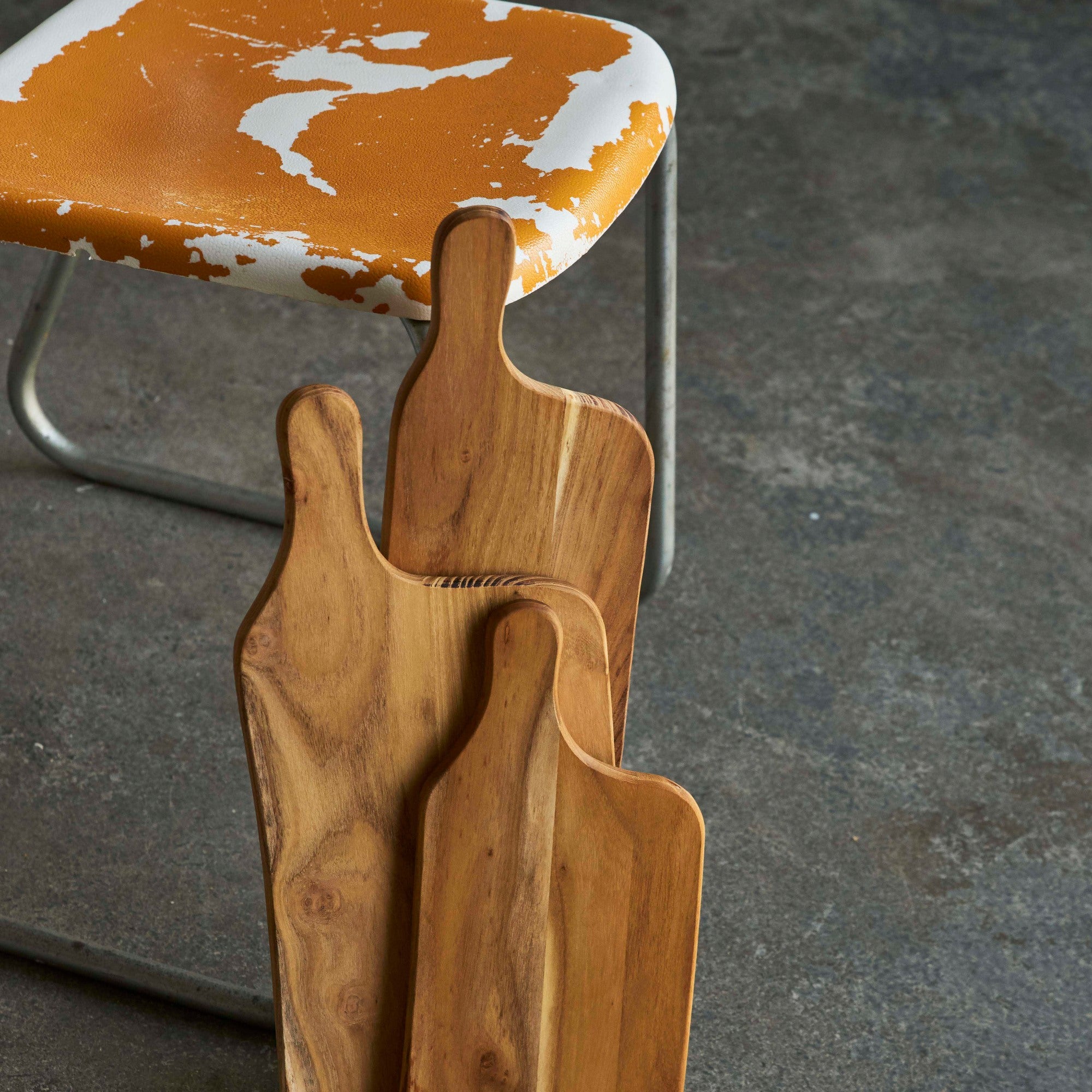 RAW Teak cutting board 50 cm | Natural