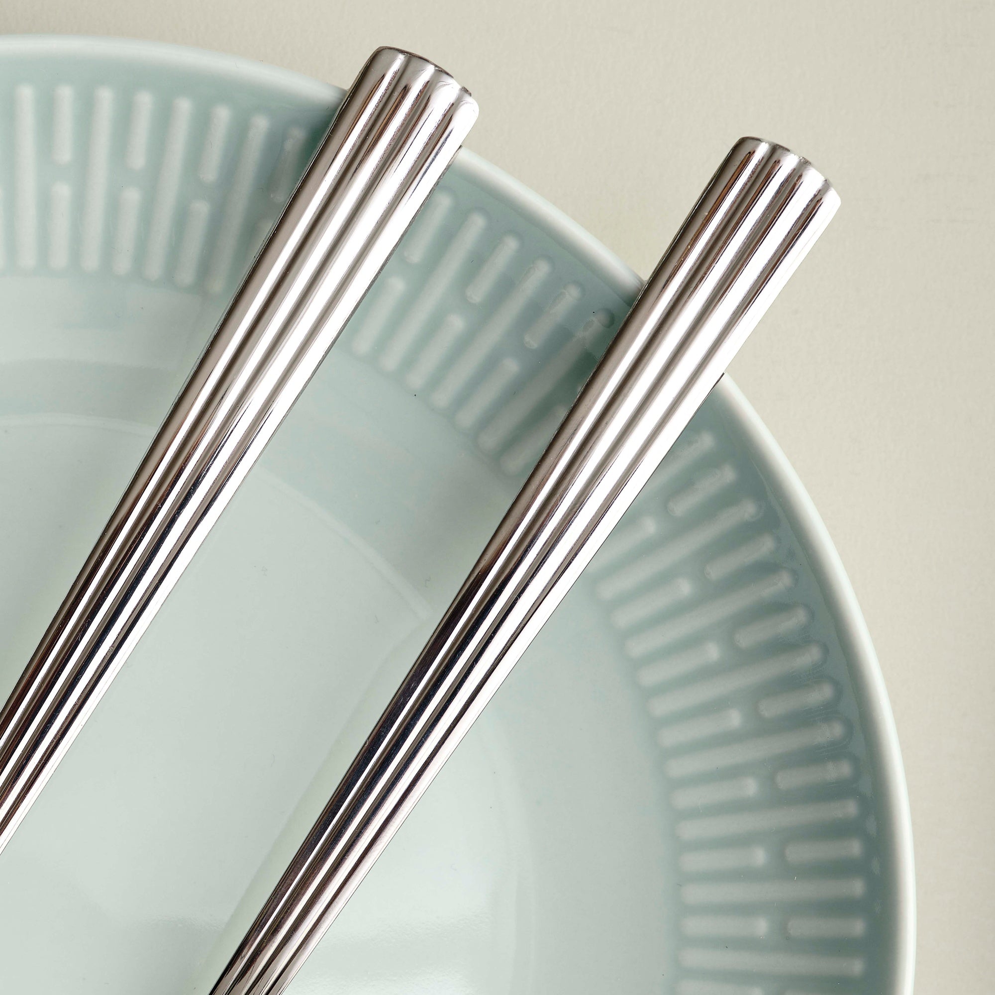 Relief soup plate | Dusty Green