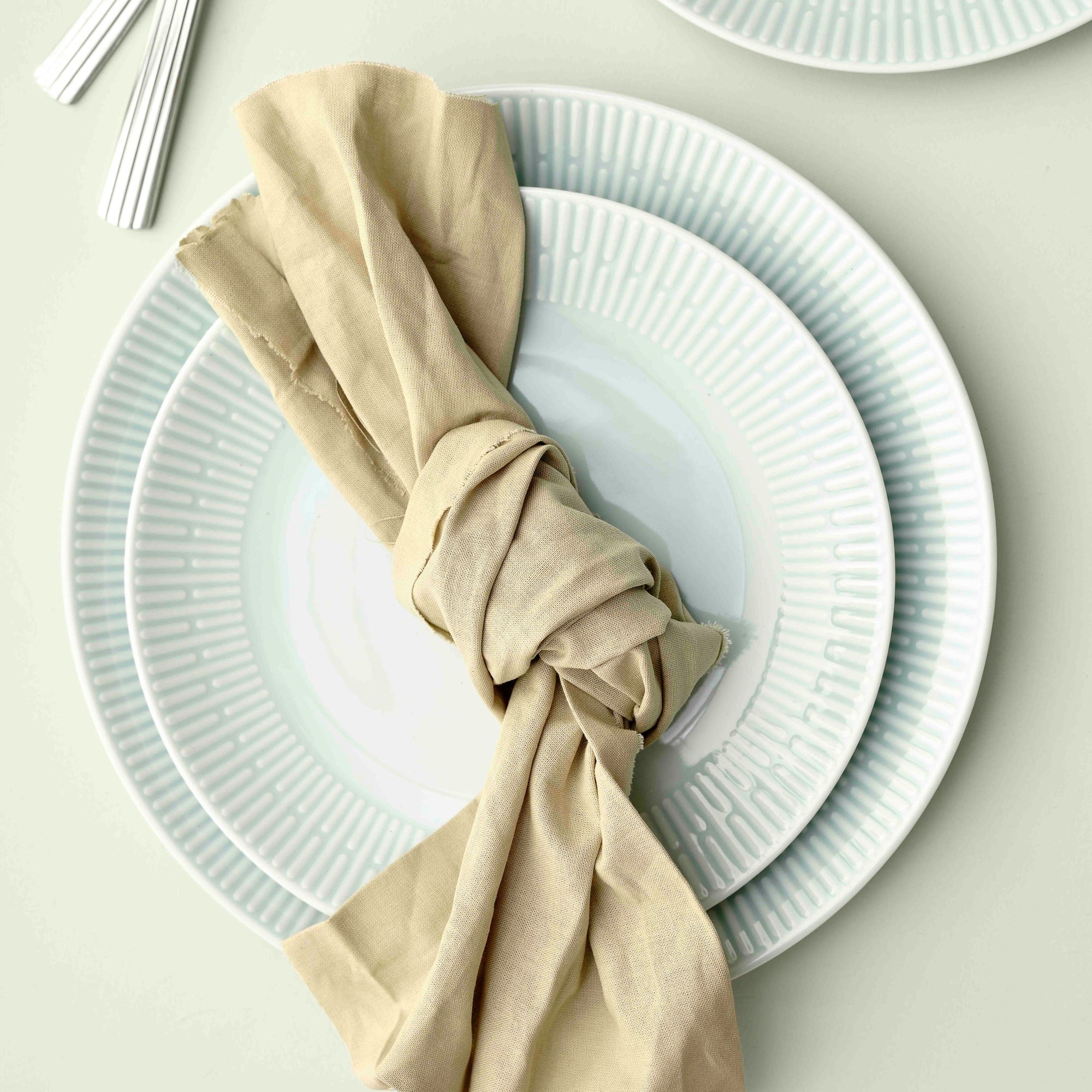Relief lunch plate | Dusty Green
