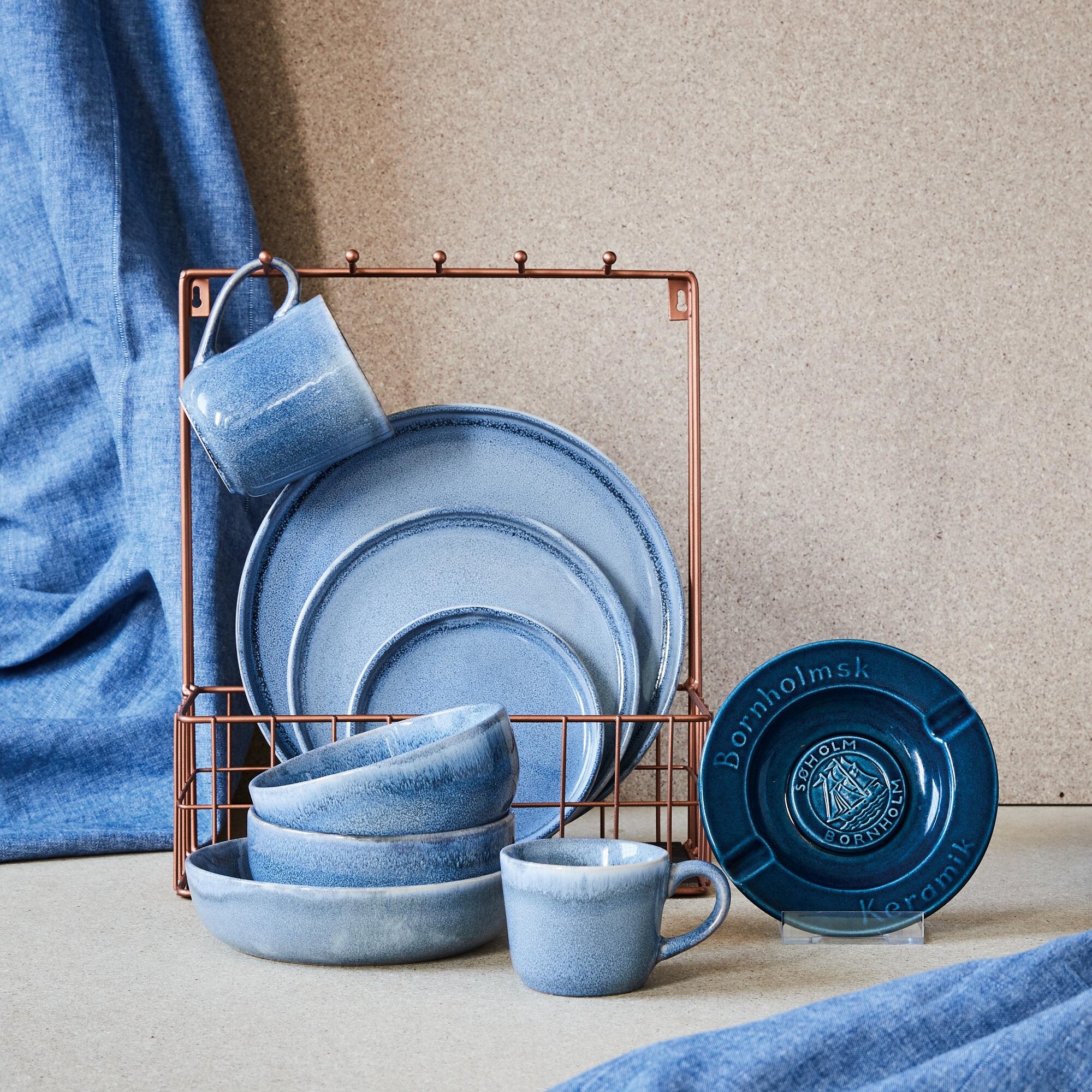 SØHOLM Sonja soup plate | Blue