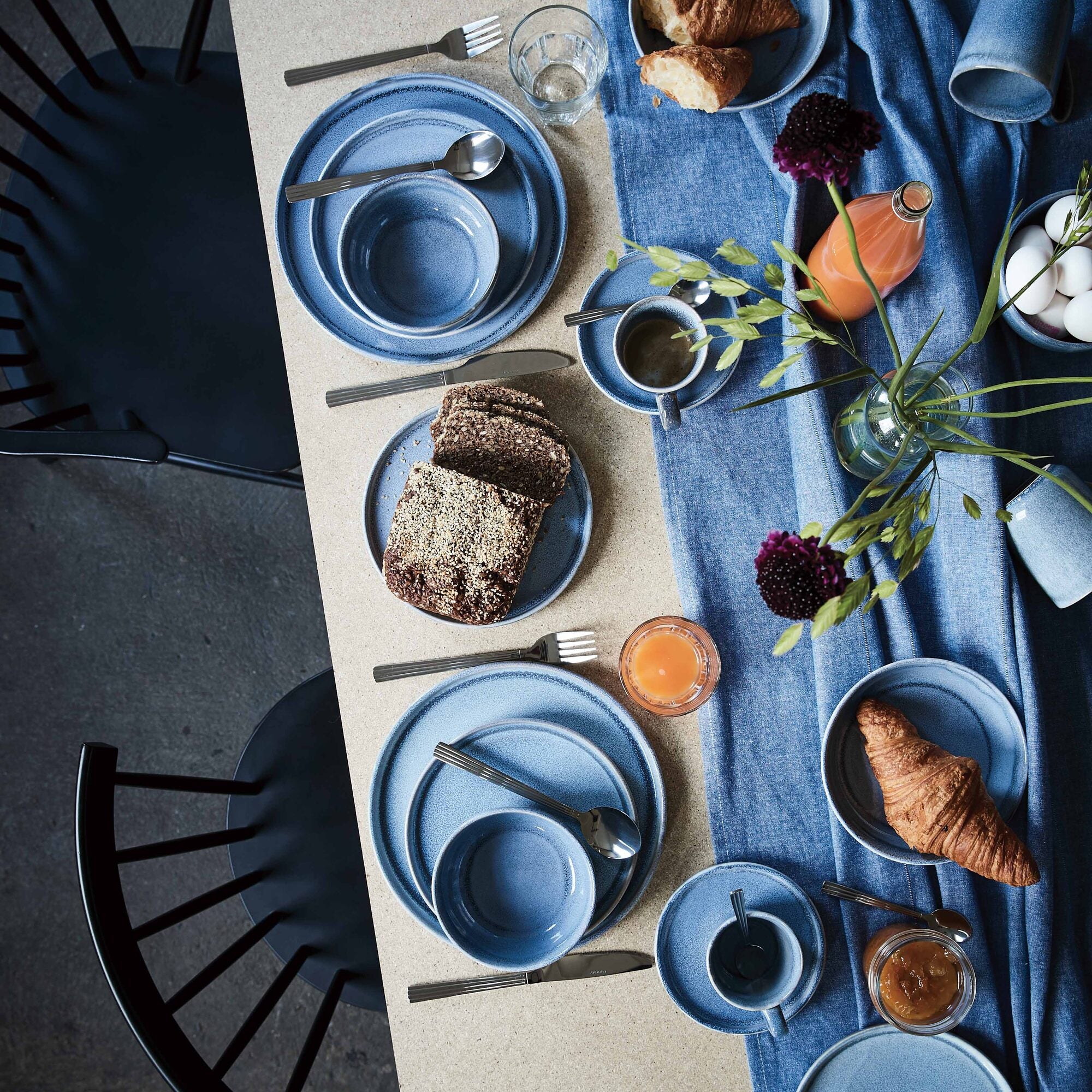 SØHOLM Sonja Blue mug with handle | Blue