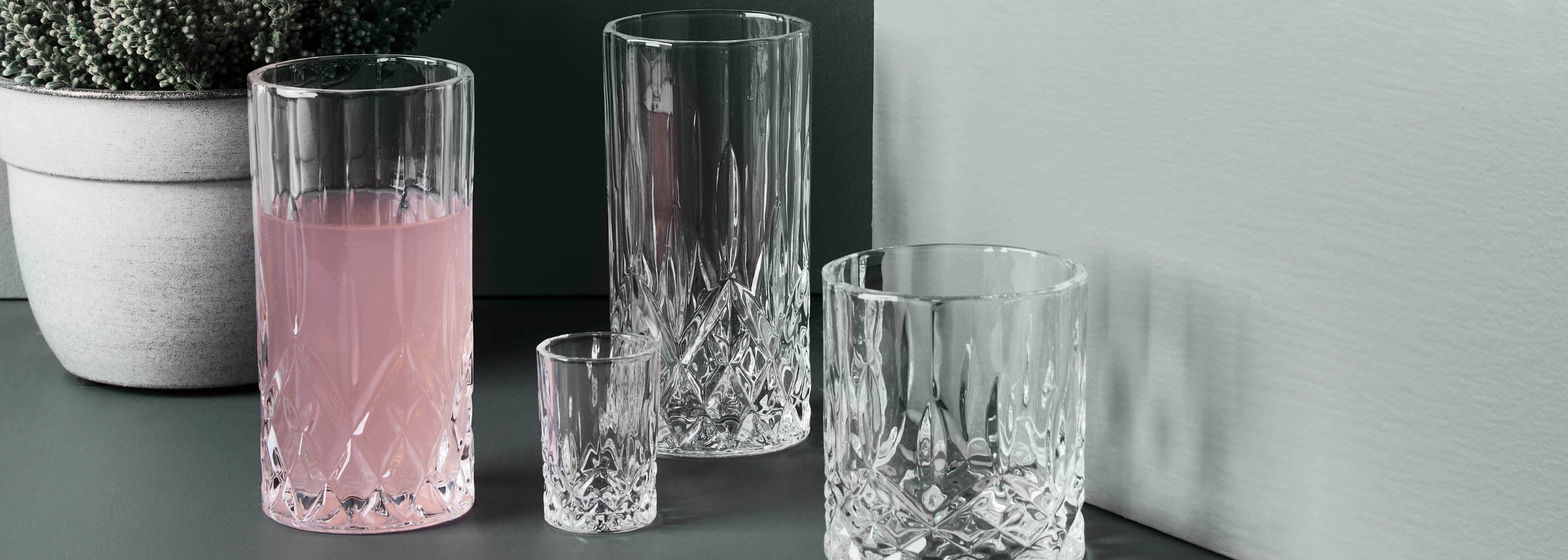 Cocktail glasses