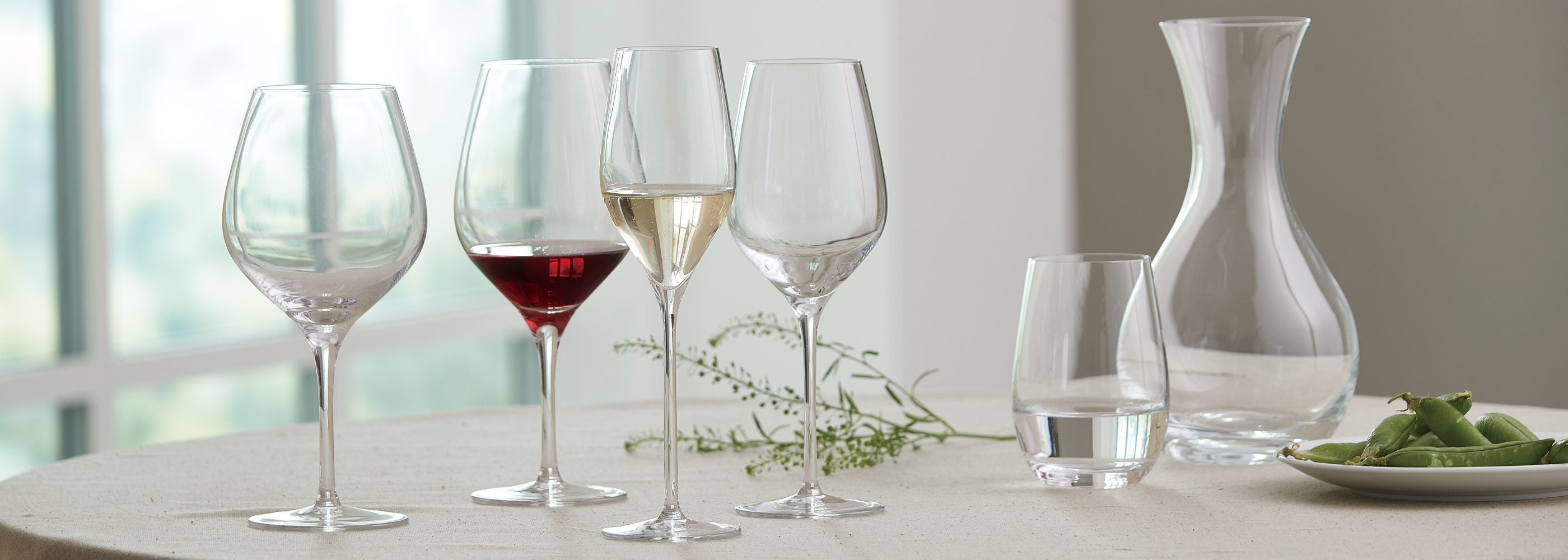 Red wine glass