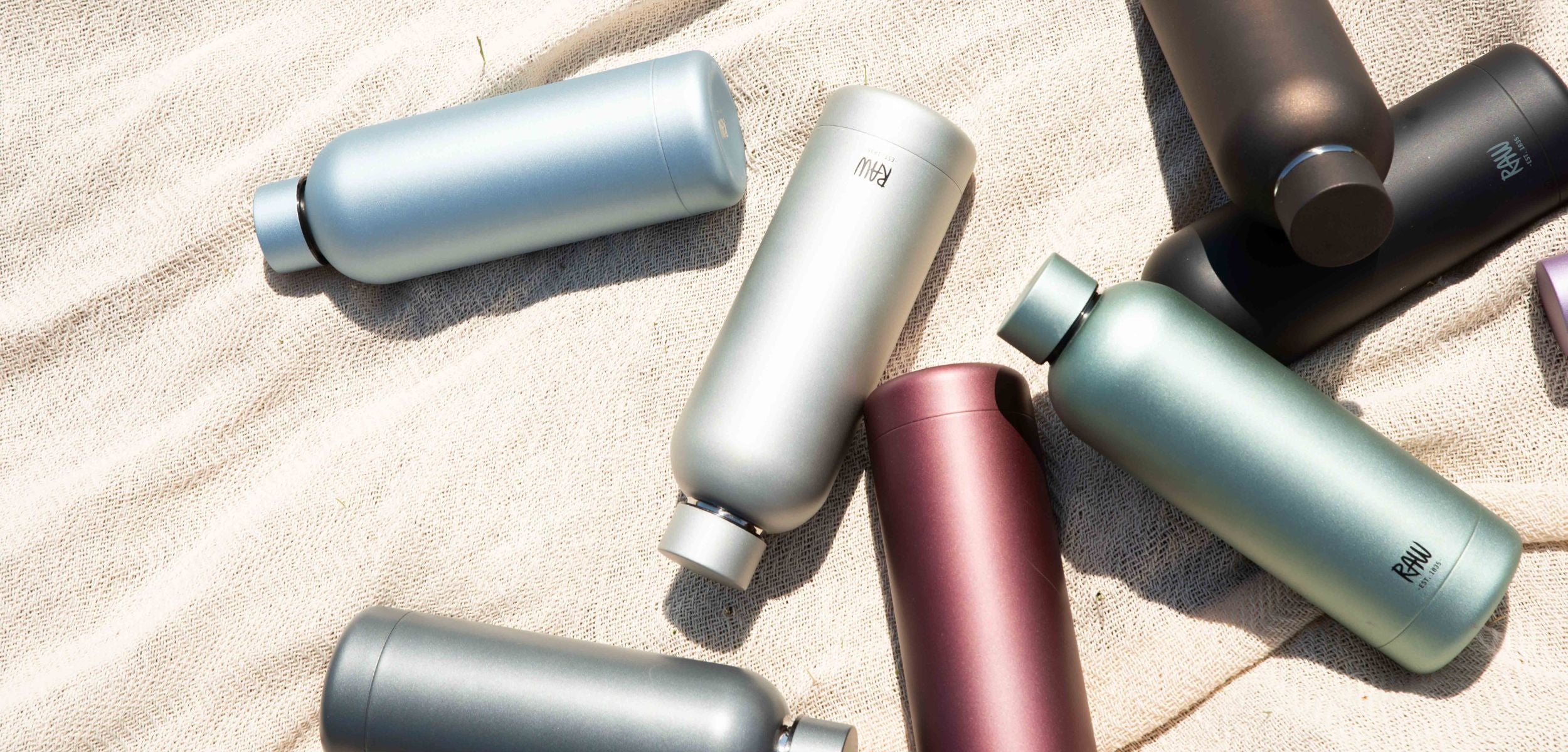 RAW to go thermos bottles