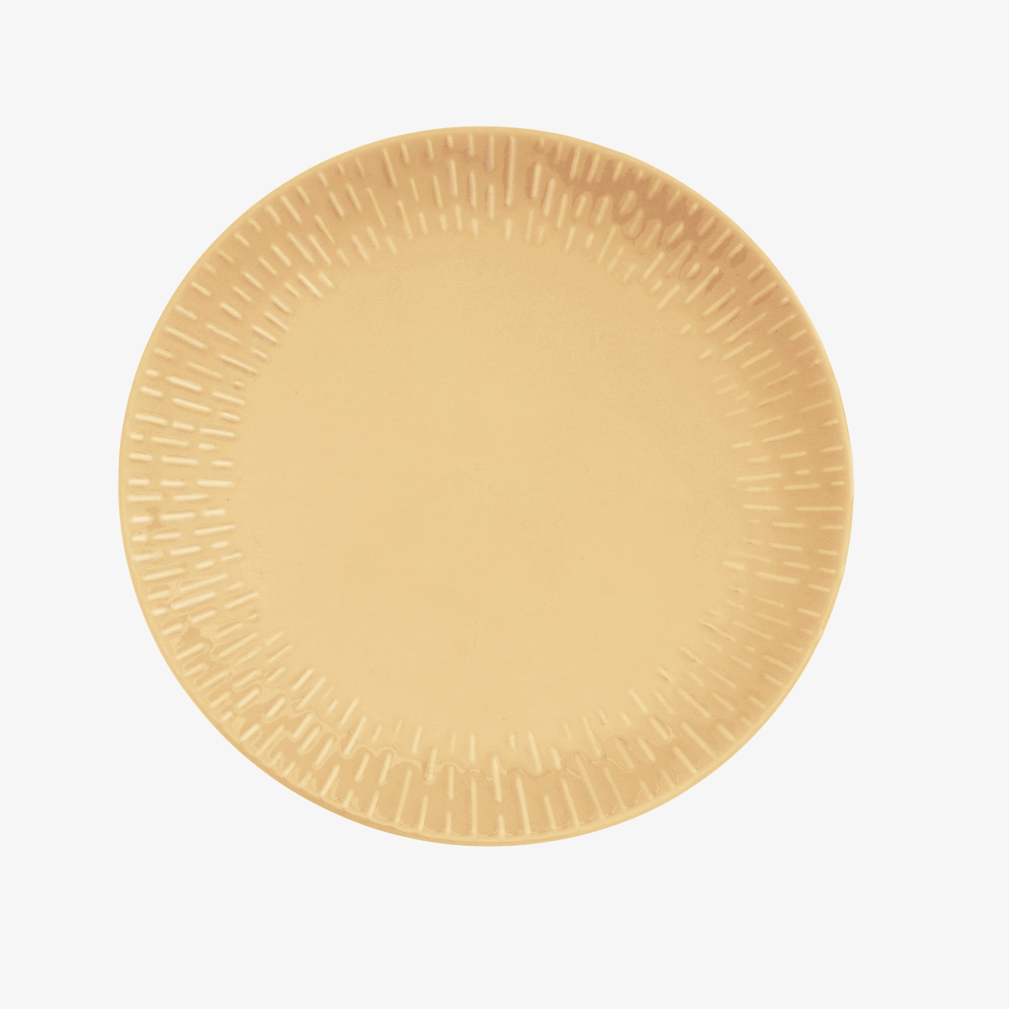 Confetti dinner plate | Mustard