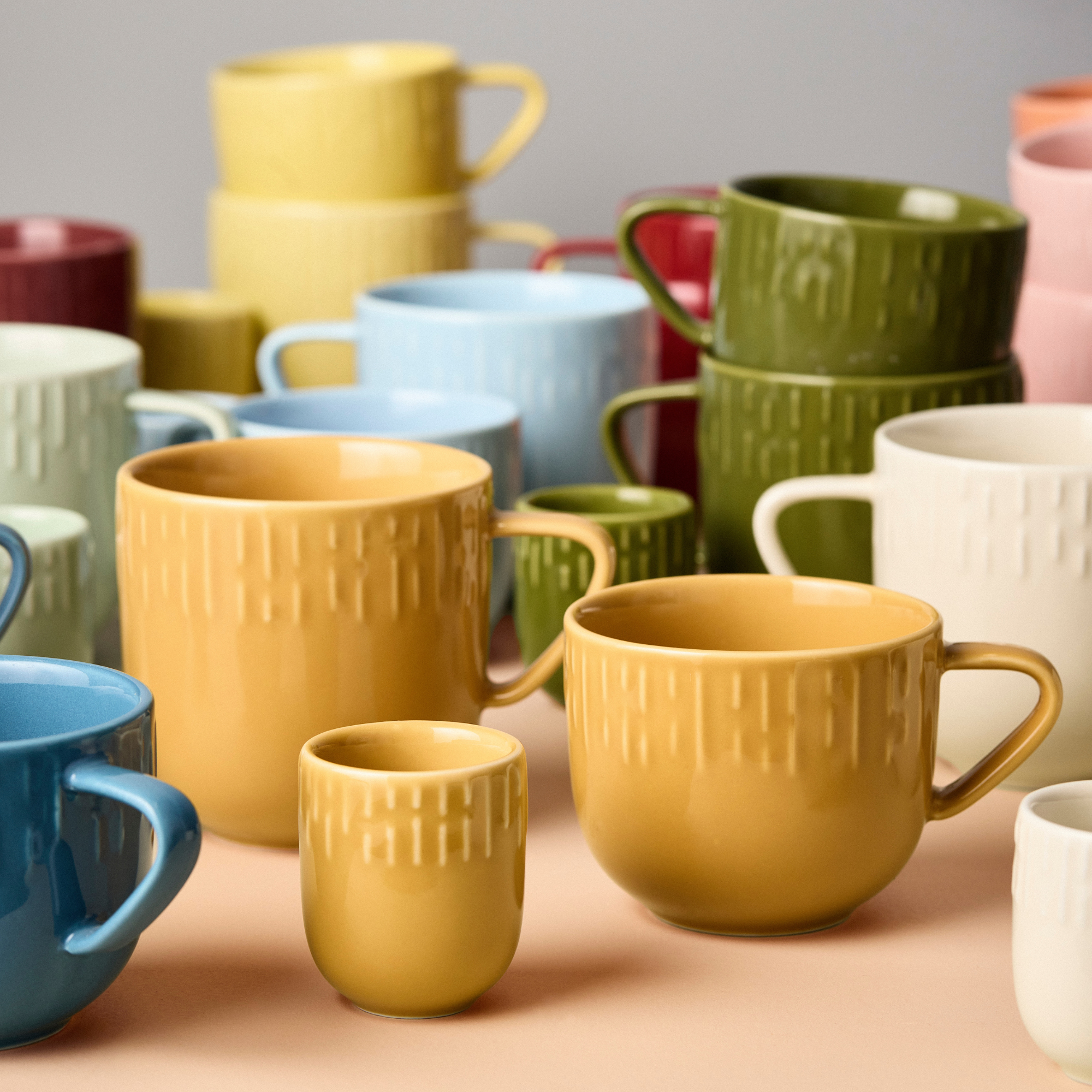 Confetti mini cup | Mustard