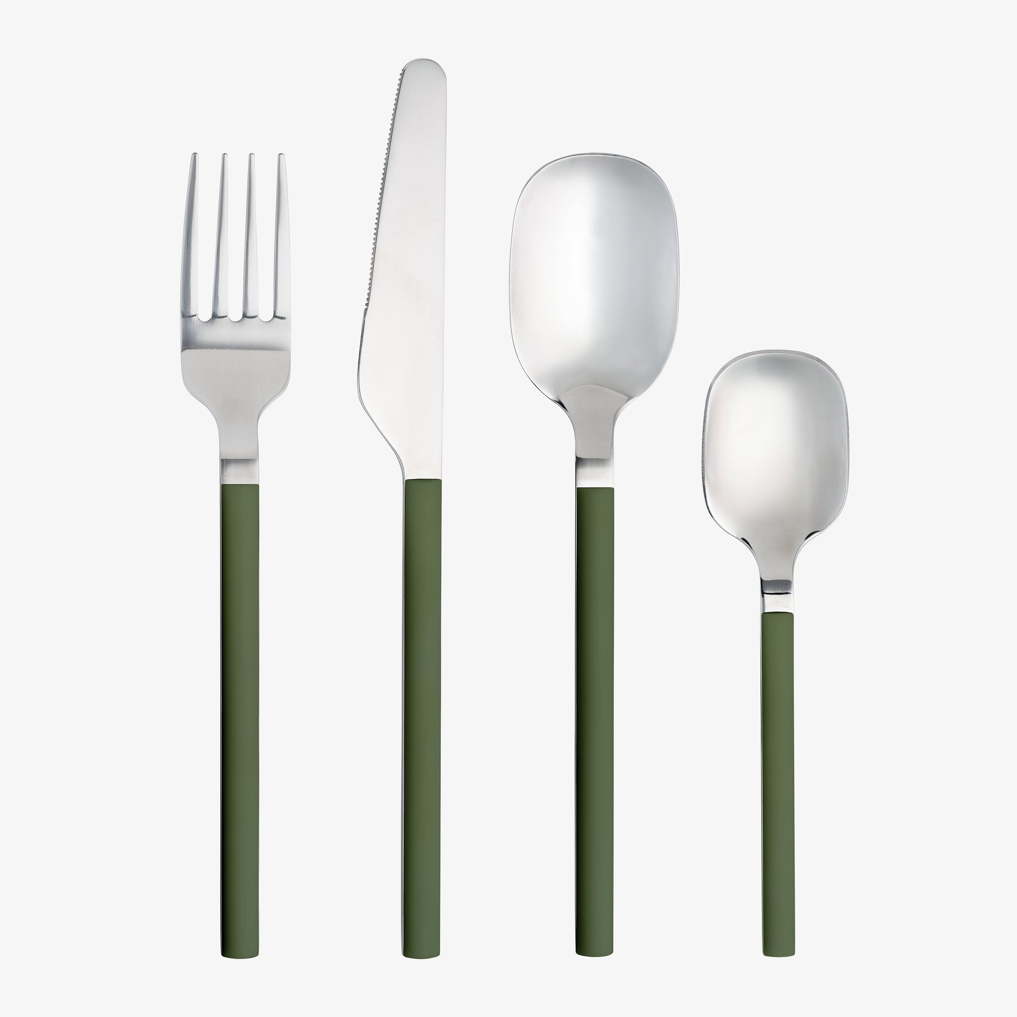 Conteffi 16 piece cutlery | Olive
