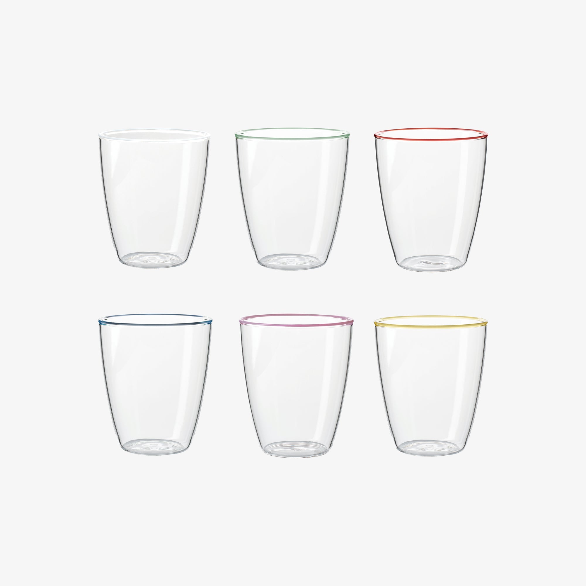 Art glasses 6 pcs. | Mix
