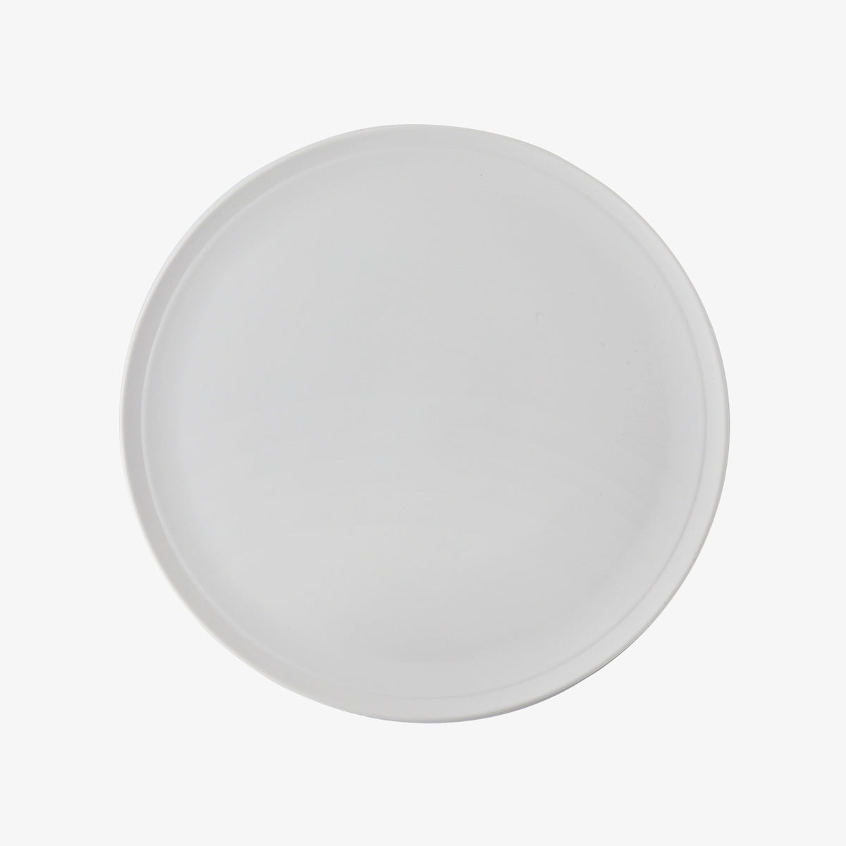 RAW Pure Porcelain dinner plate | White