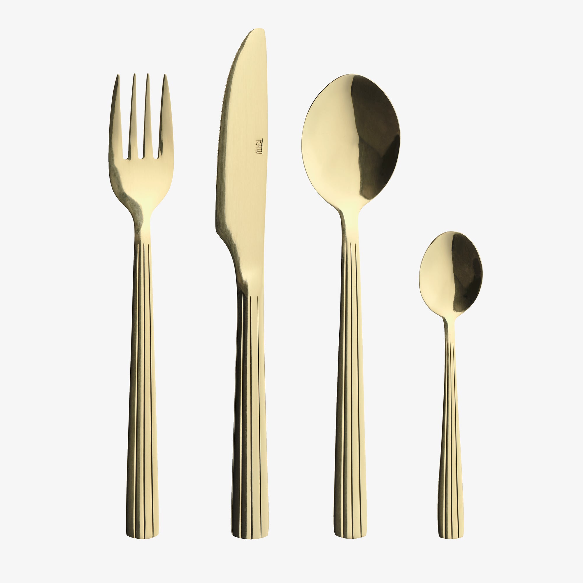 RAW cutlery set 24 pcs | Champagne Gold