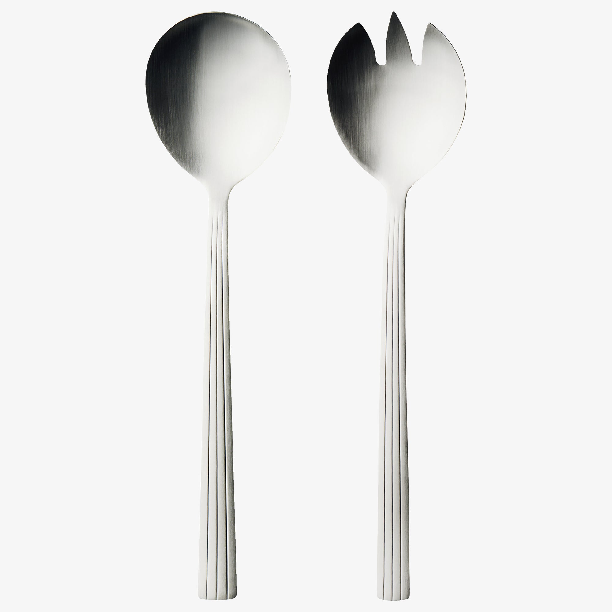 RAW salad set 2 pcs | Matte Steel