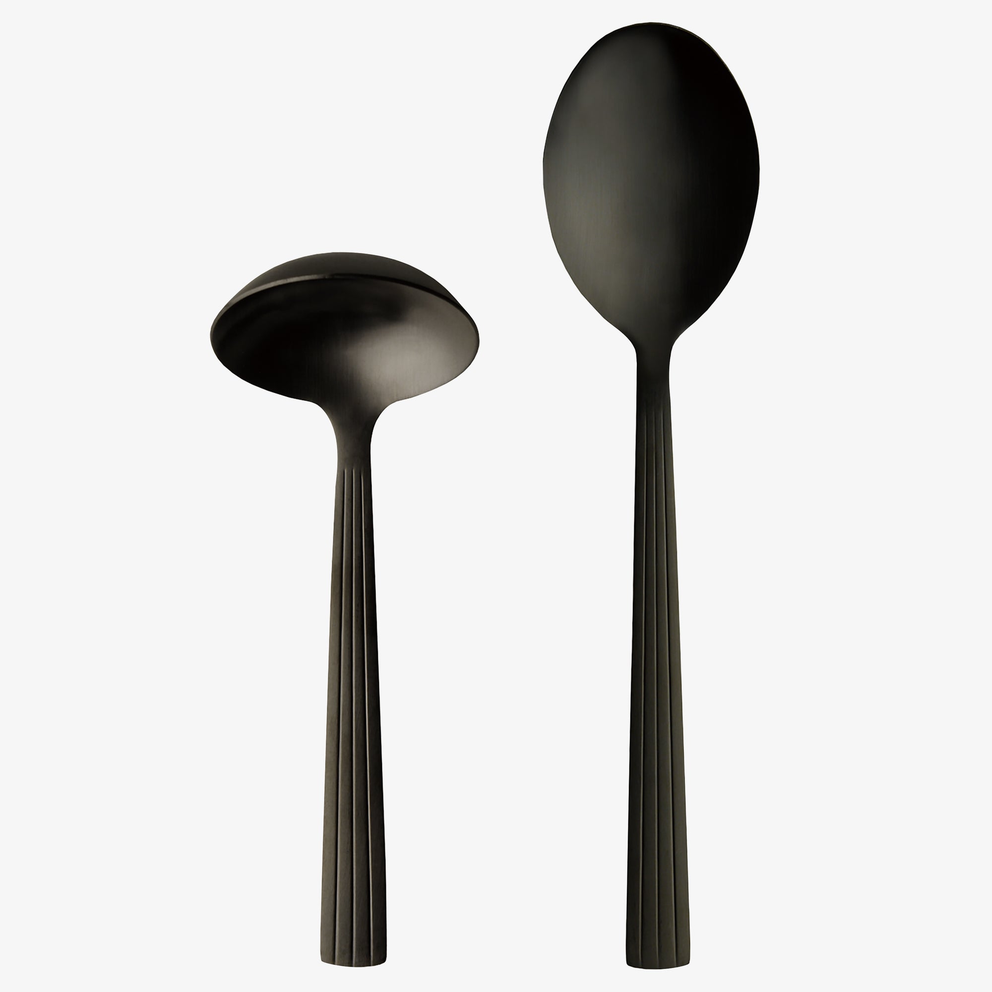 RAW sauce and potato spoon 2 pcs | Matte Black