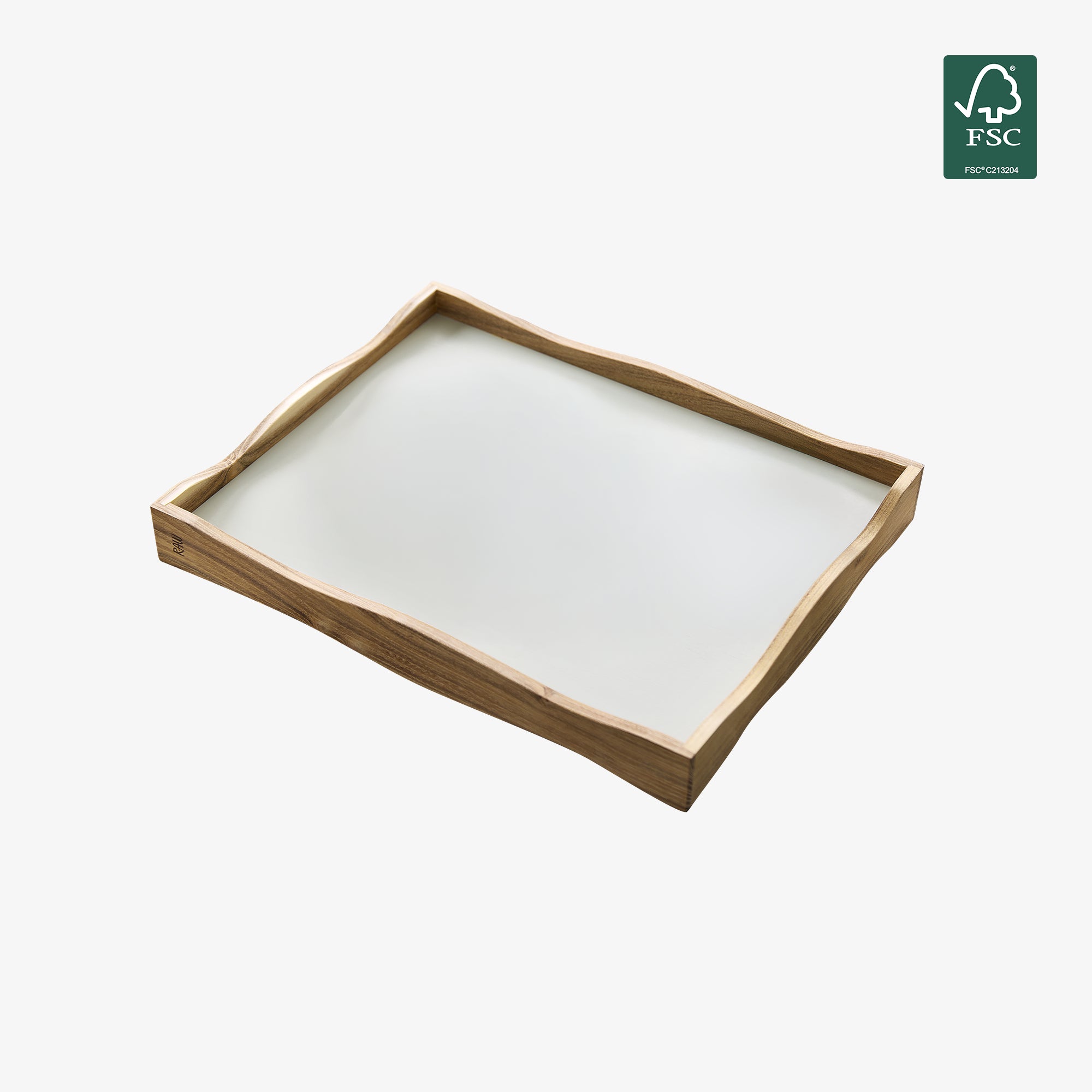 RAW Teak reversible tray 38 cm | Natural