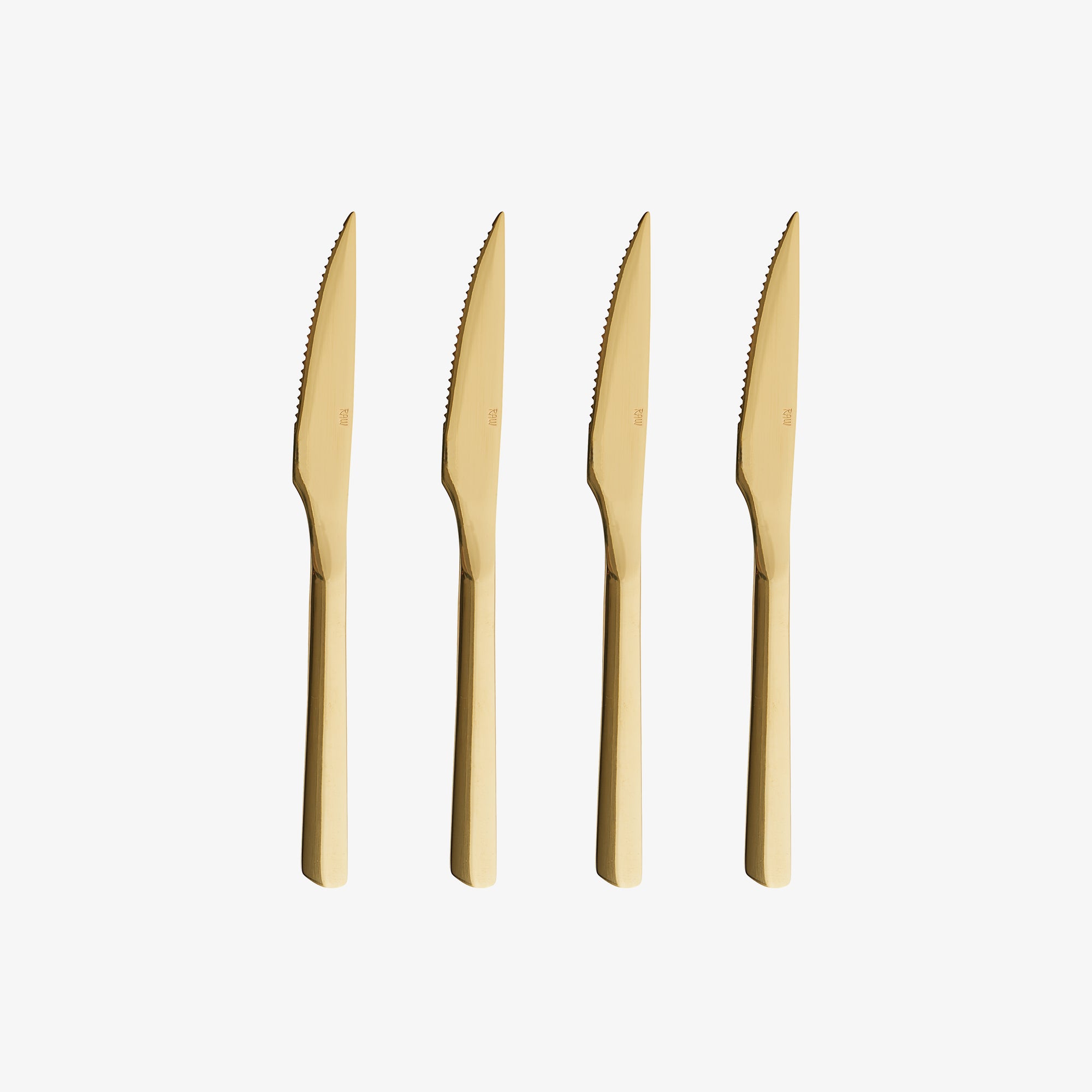 RAW steak knife 4 pcs | Gold