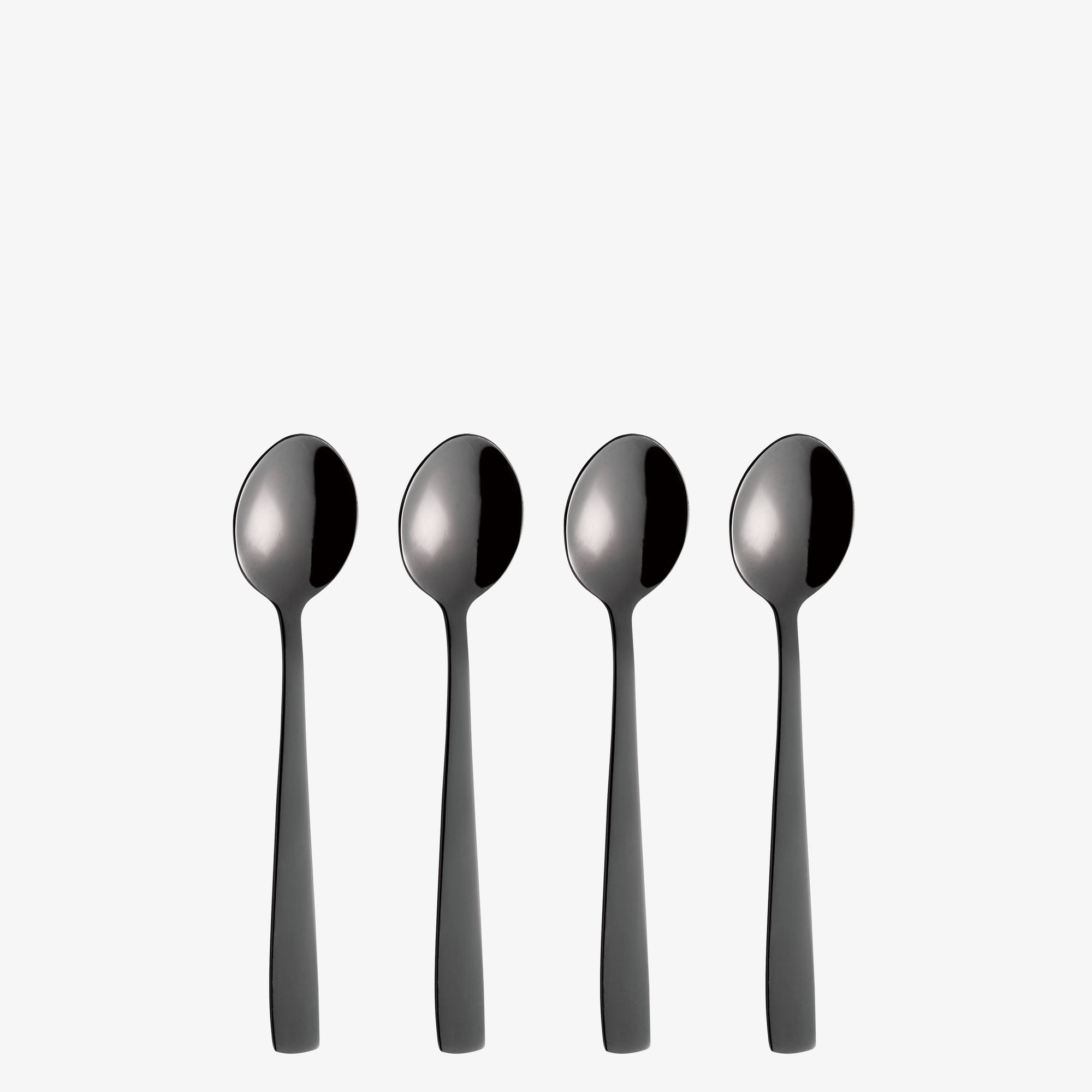 RAW coffee spoon 4 pcs | Shiny Black