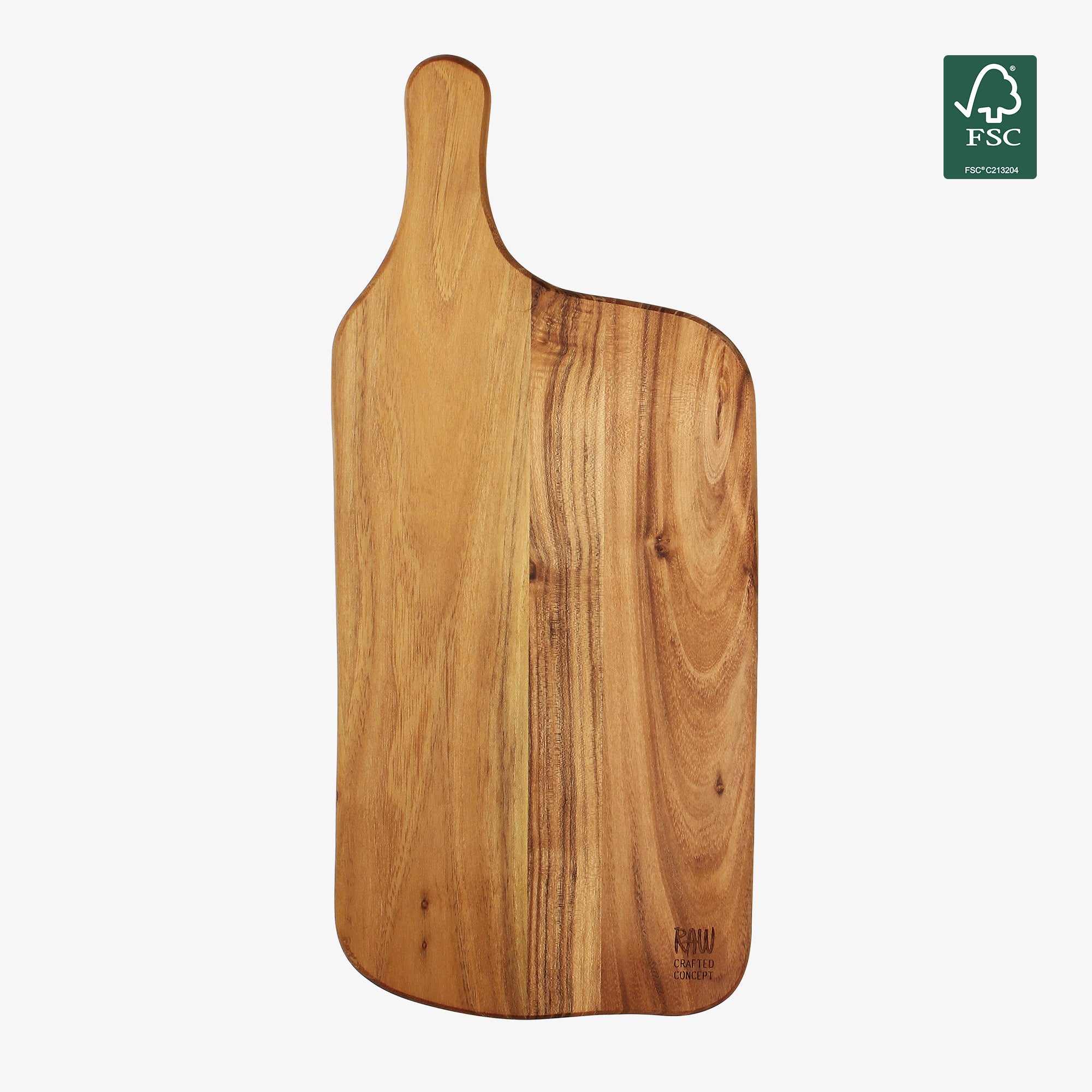 RAW Teak cutting board 43 cm | Natural