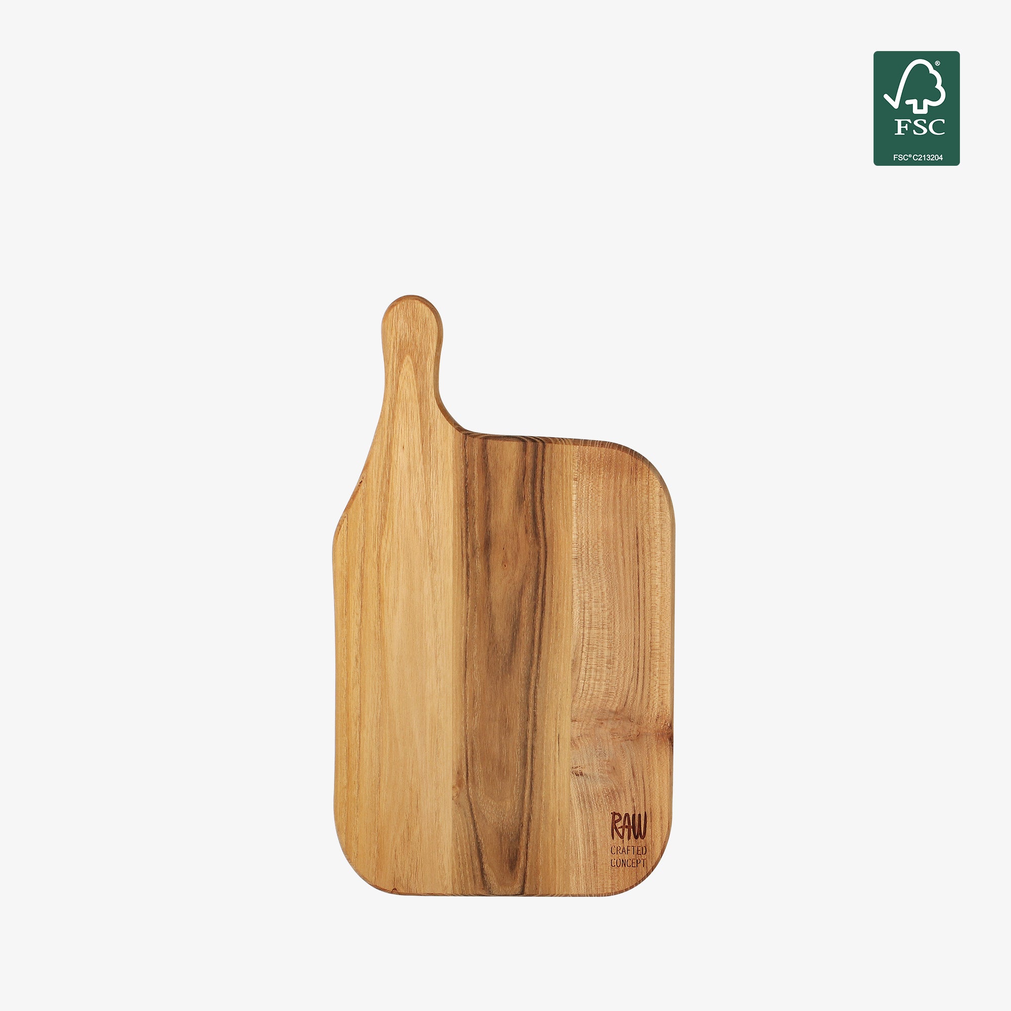 RAW Teak cutting board 32 x 15 cm | Natural