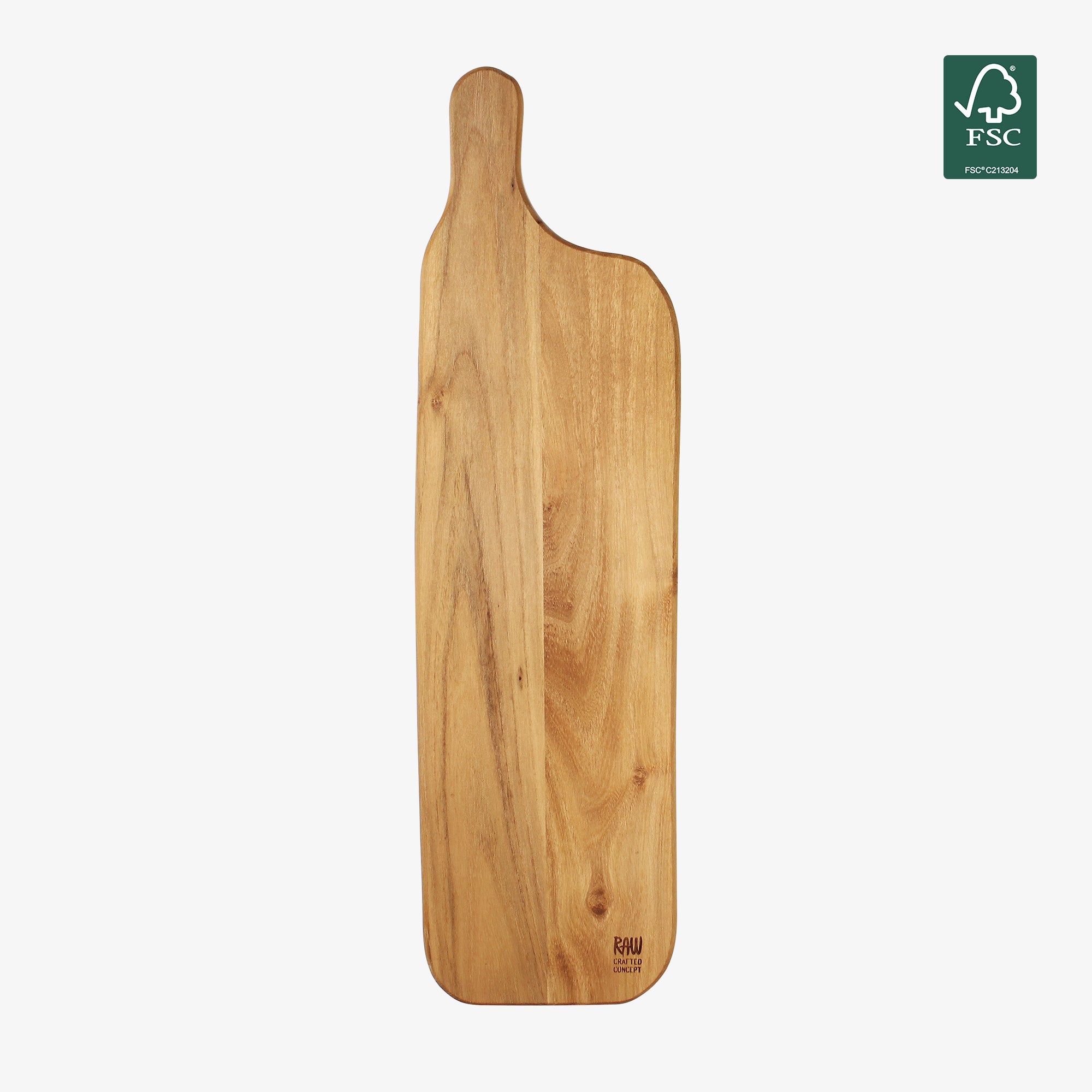 RAW Teak cutting board 50 cm | Natural