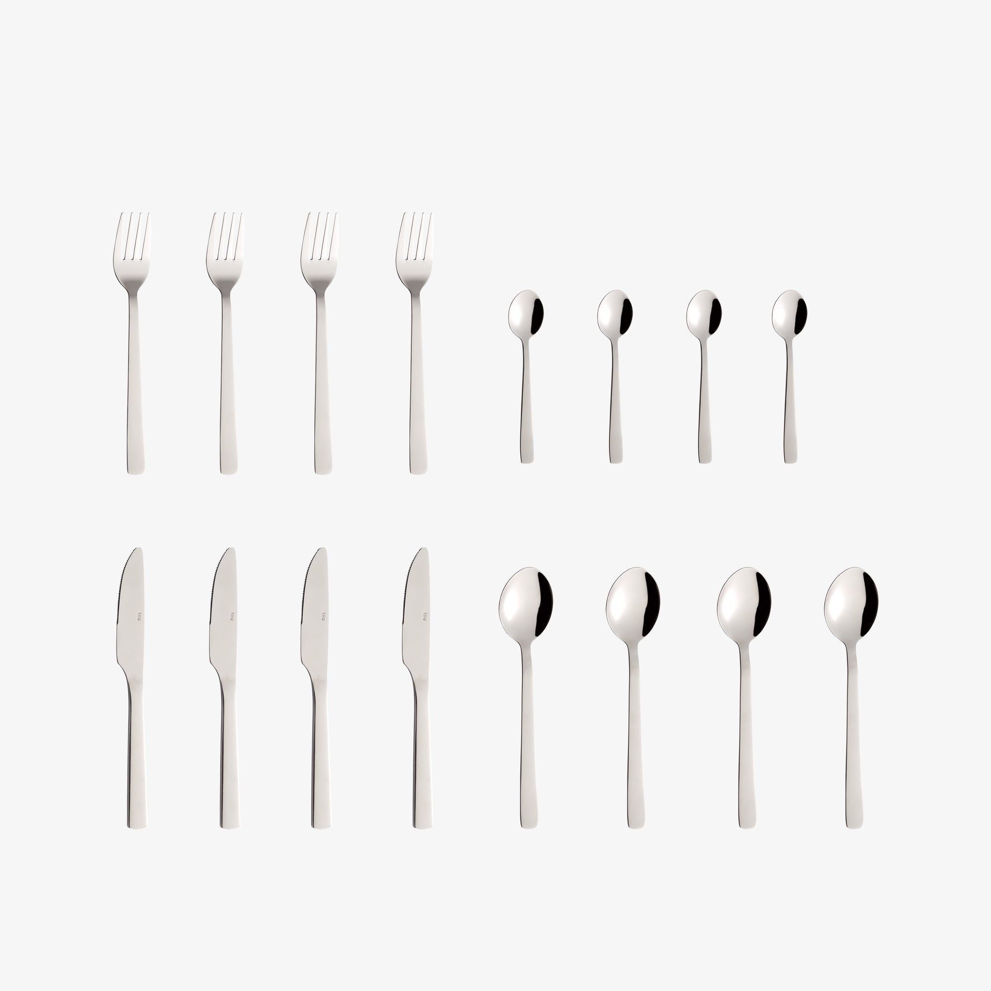 RAW cutlery set 16 pcs | Mirror Polish