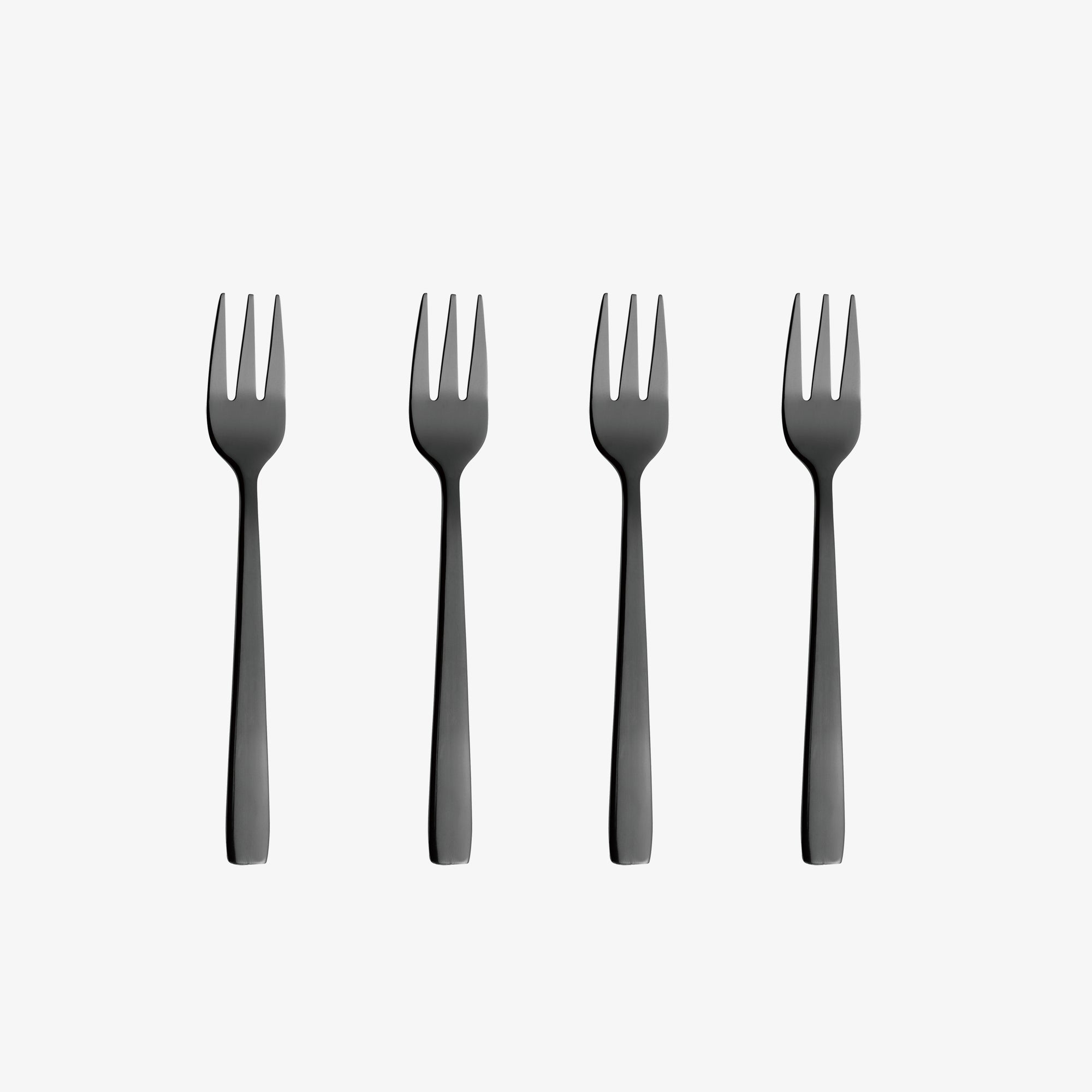 RAW cake fork 4 pcs | Shiny Black