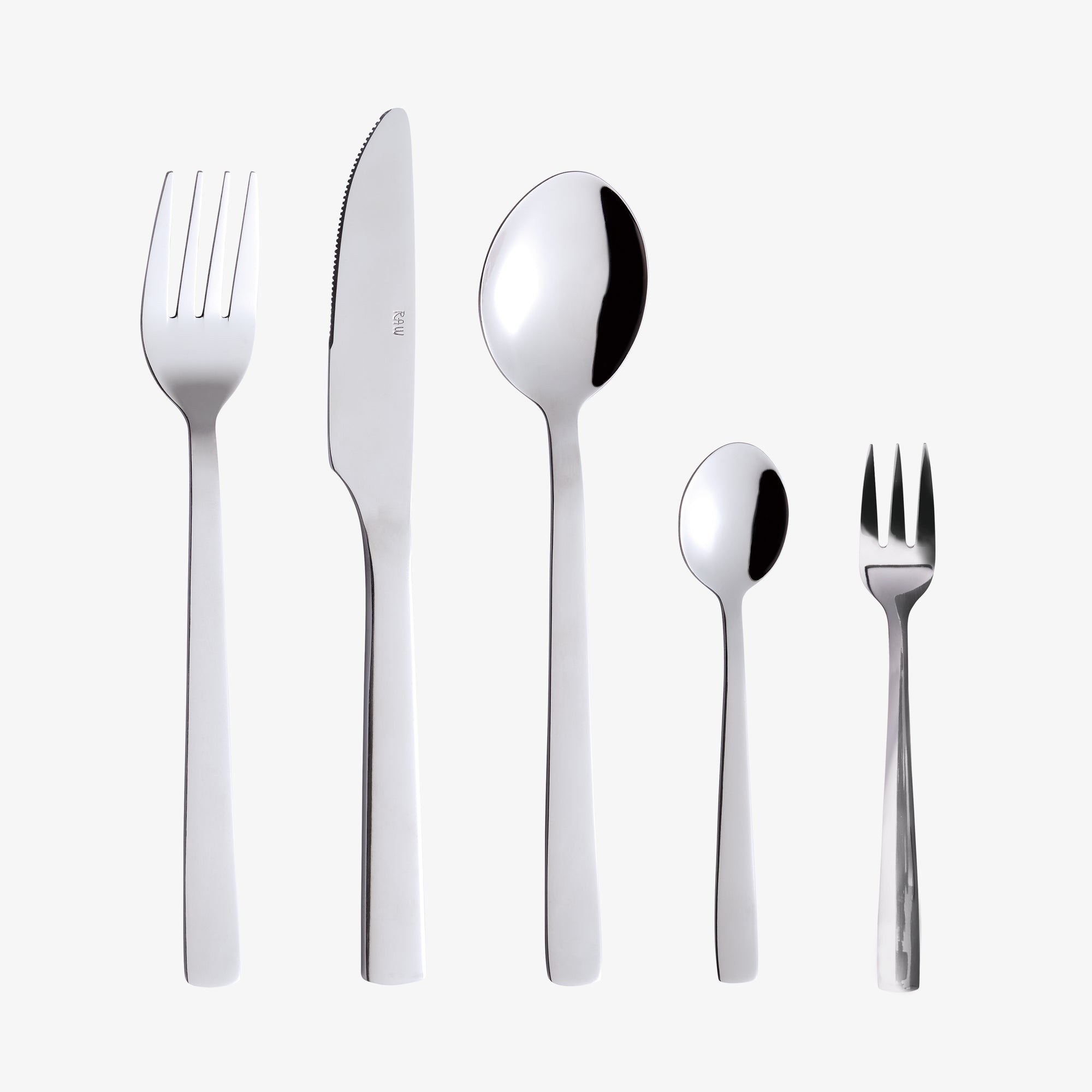 RAW cutlery set 60 pcs | Mirror Polish