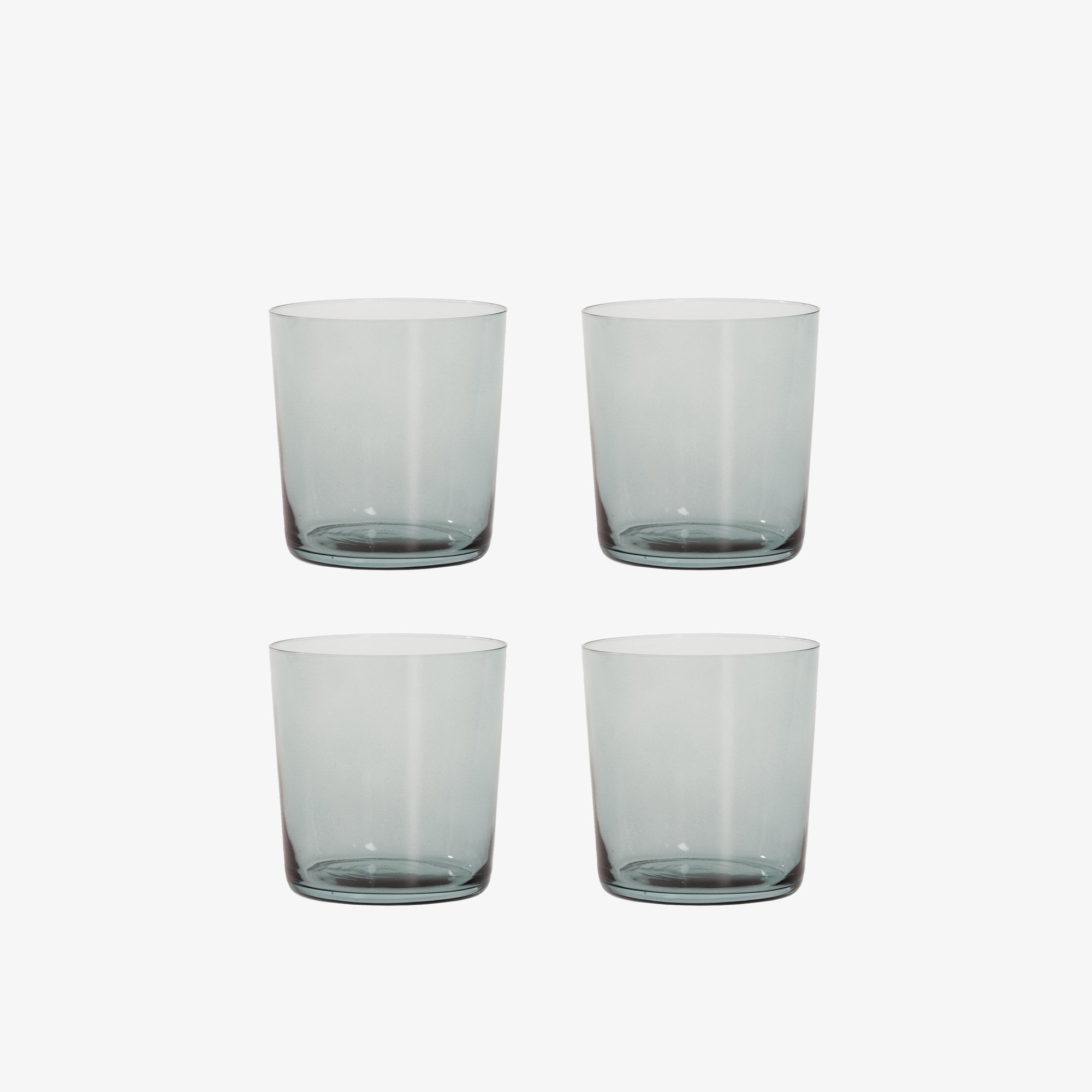 RAW water glass 4 pcs. | Smoke