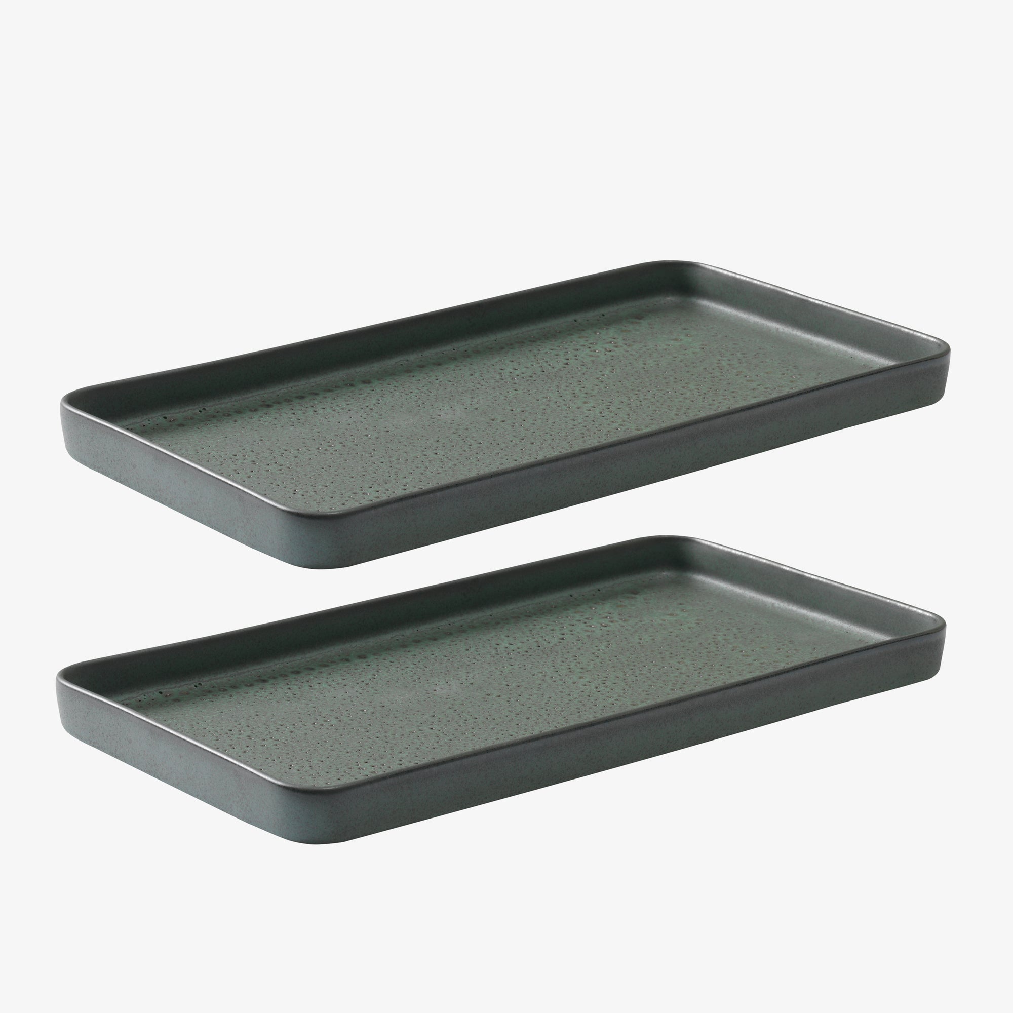 RAW rectangular dish 2 pcs. | Northern Green