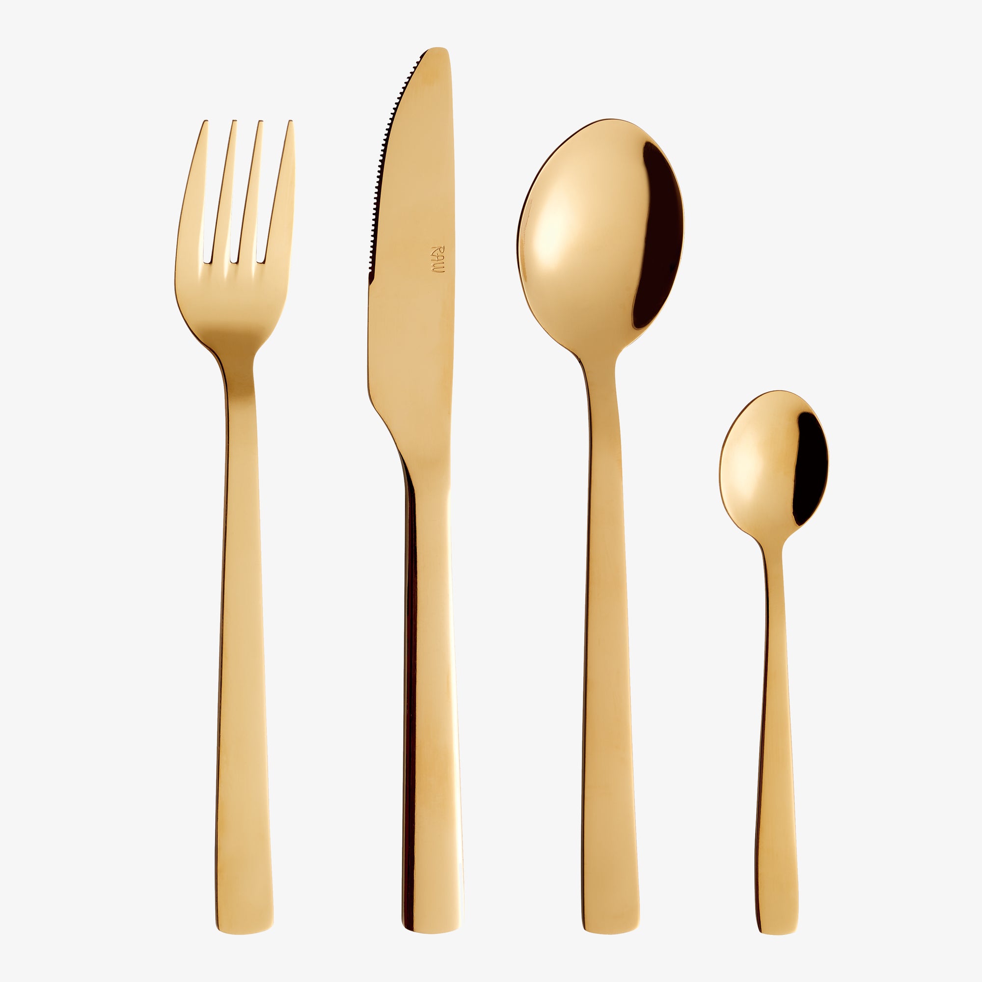 RAW cutlery set 24 pcs | Gold