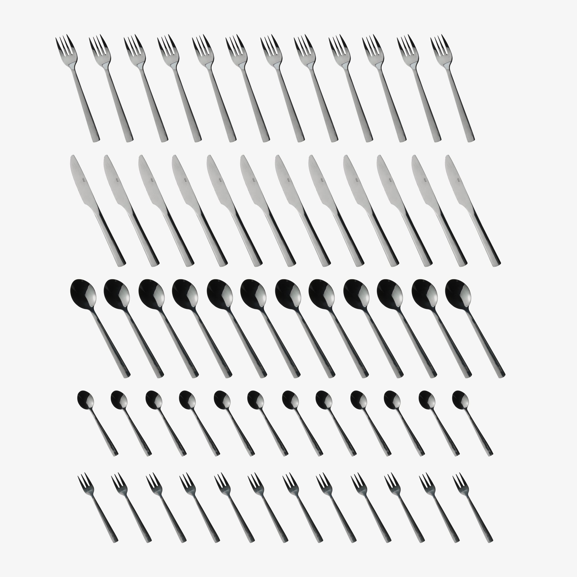 RAW cutlery set 60 pcs | Shiny Black