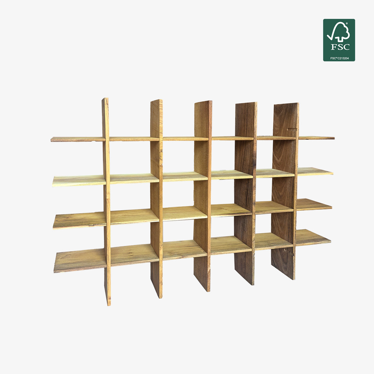 RAW Teak large rack | Natural