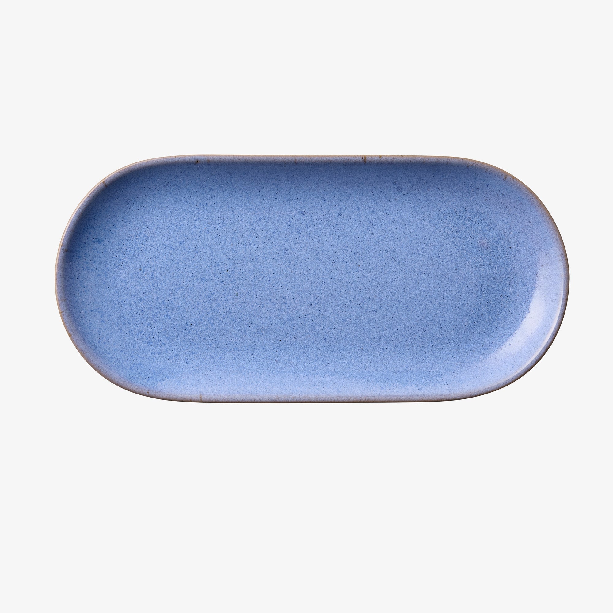 RAW Colour oval plate | Blueish