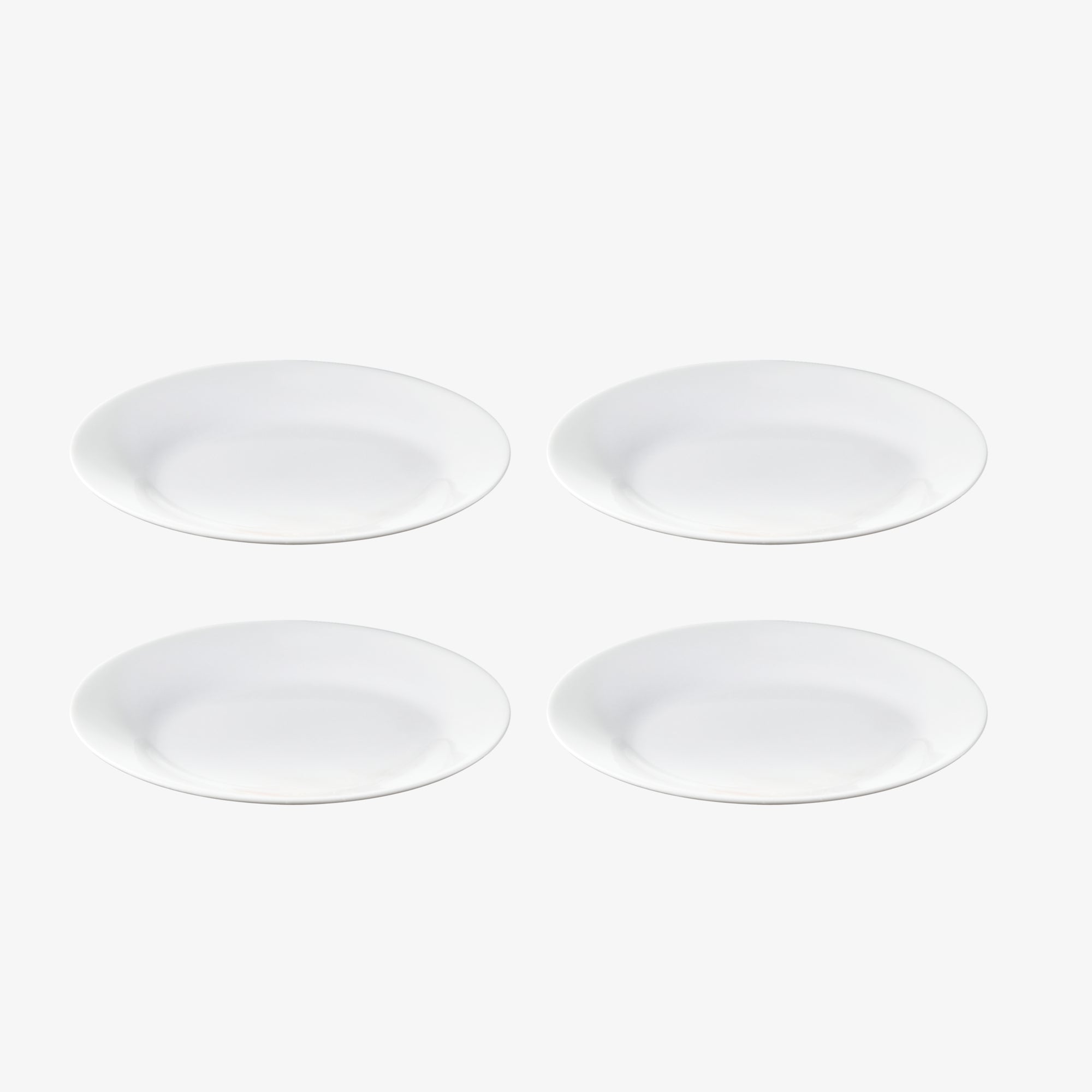 Café dessert plate 4 pcs. | White