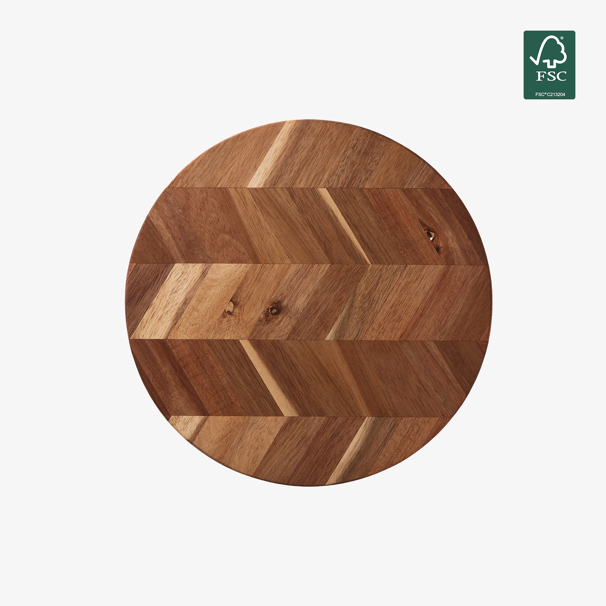 Acacia round cutting board | Natural