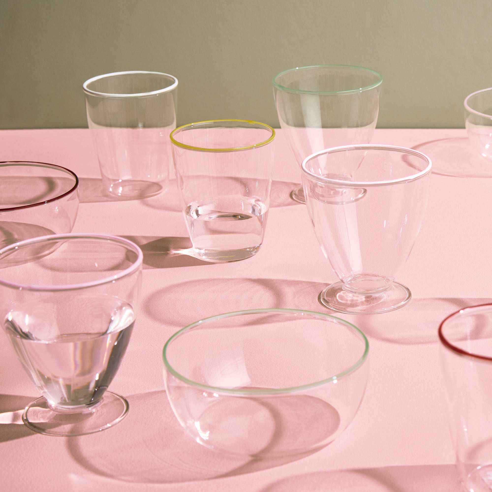 Art dessert glass 6 pcs. | Mix
