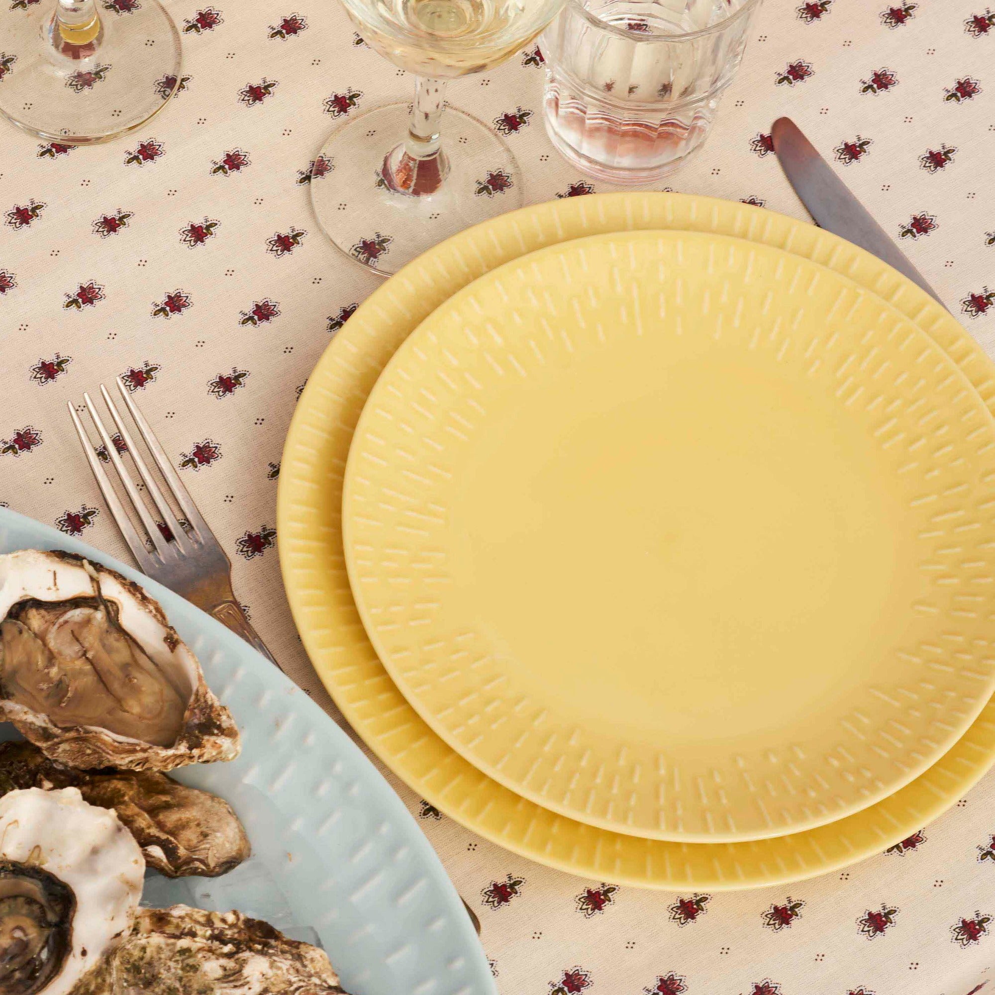 Confetti lunch plate | Lemon