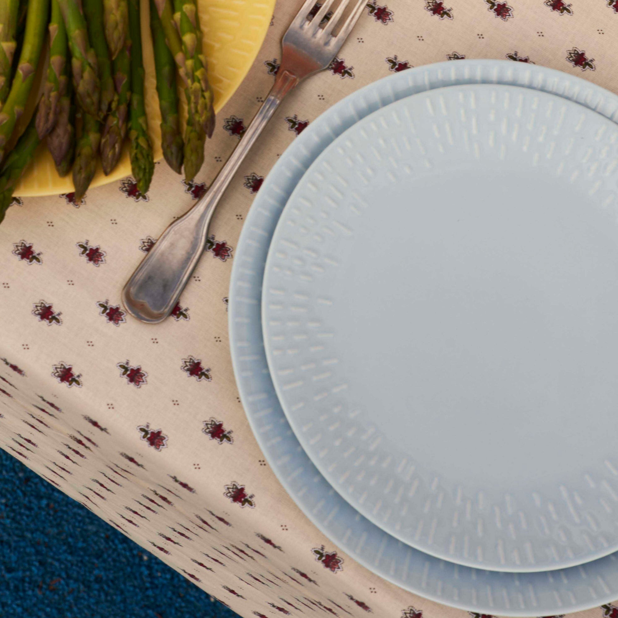 Confetti dinner plate | Aqua