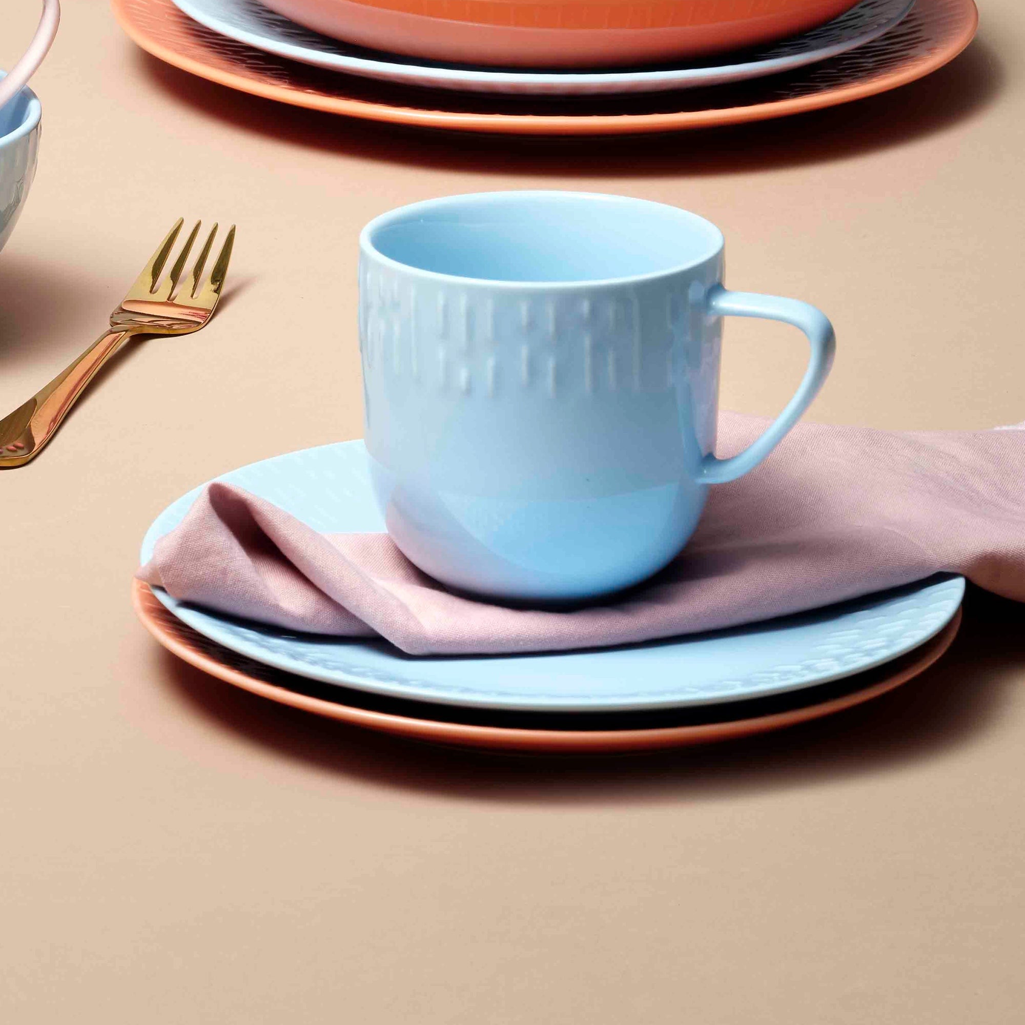 Confetti mug with handle | Aqua